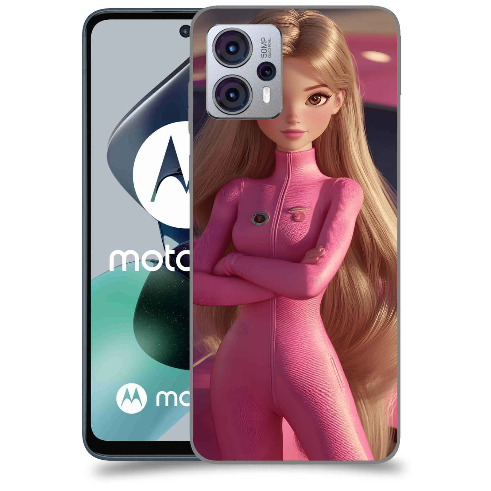 ACOVER Kryt na mobil Motorola Moto G23 - Pink girl