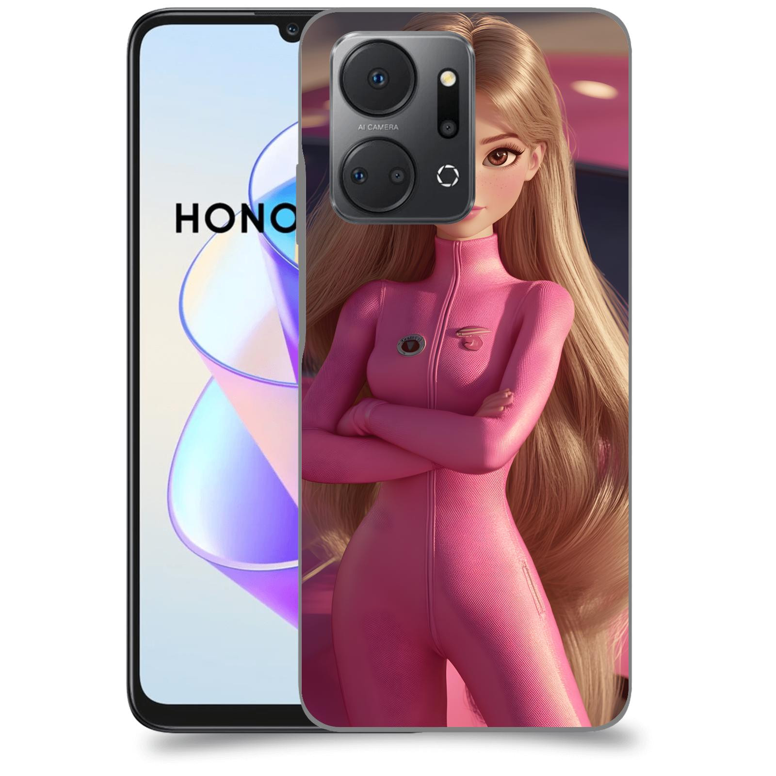 ACOVER Kryt na mobil HONOR X7a - Pink girl