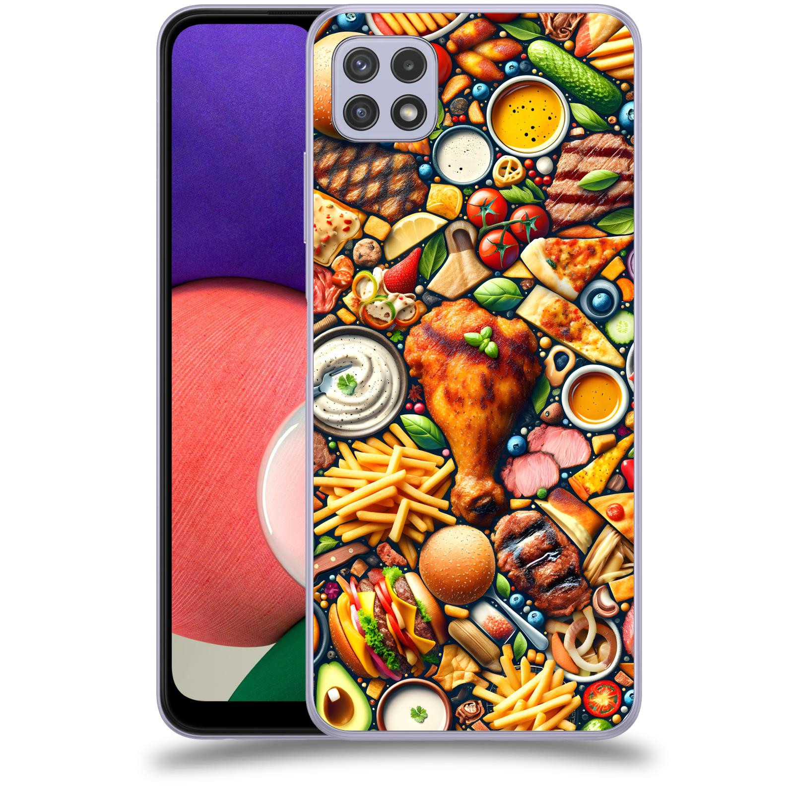 ACOVER Kryt na mobil Samsung Galaxy A22 5G A226B - Dinner