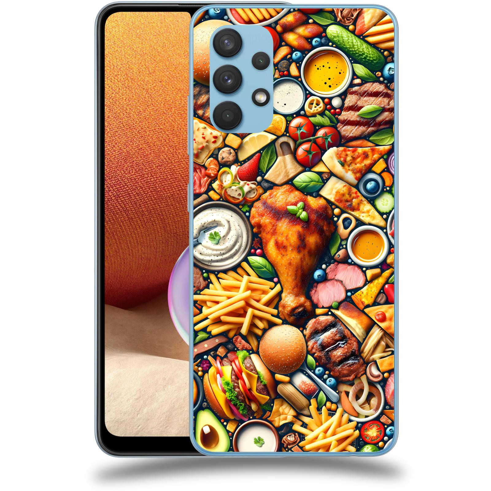 ACOVER Kryt na mobil Samsung Galaxy A32 4G SM-A325F - Dinner