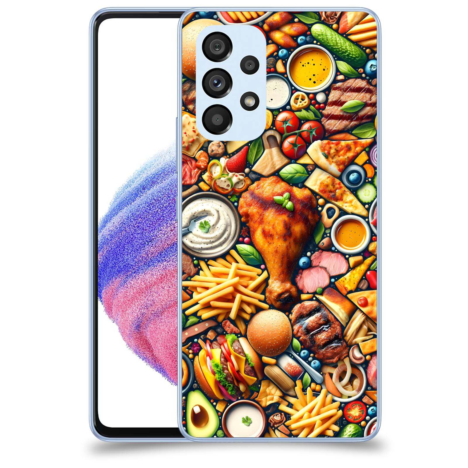 ACOVER Kryt na mobil Samsung Galaxy A32 5G A326B - Dinner
