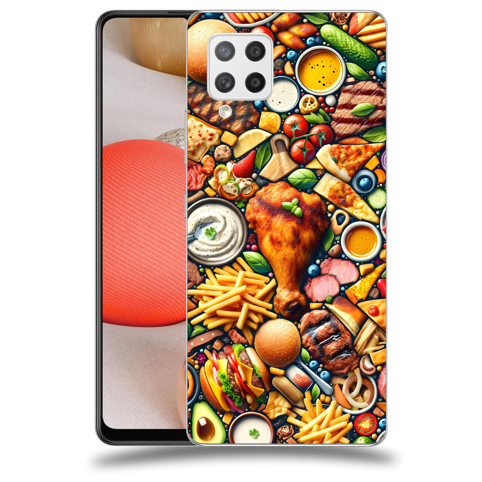 ACOVER Kryt na mobil Samsung Galaxy A42 A426B - Dinner