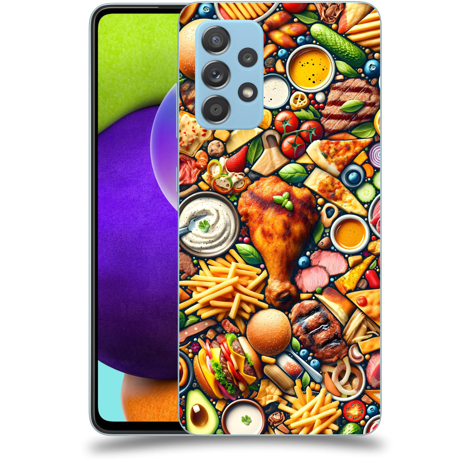 ACOVER Kryt na mobil Samsung Galaxy A52 A525F - Dinner