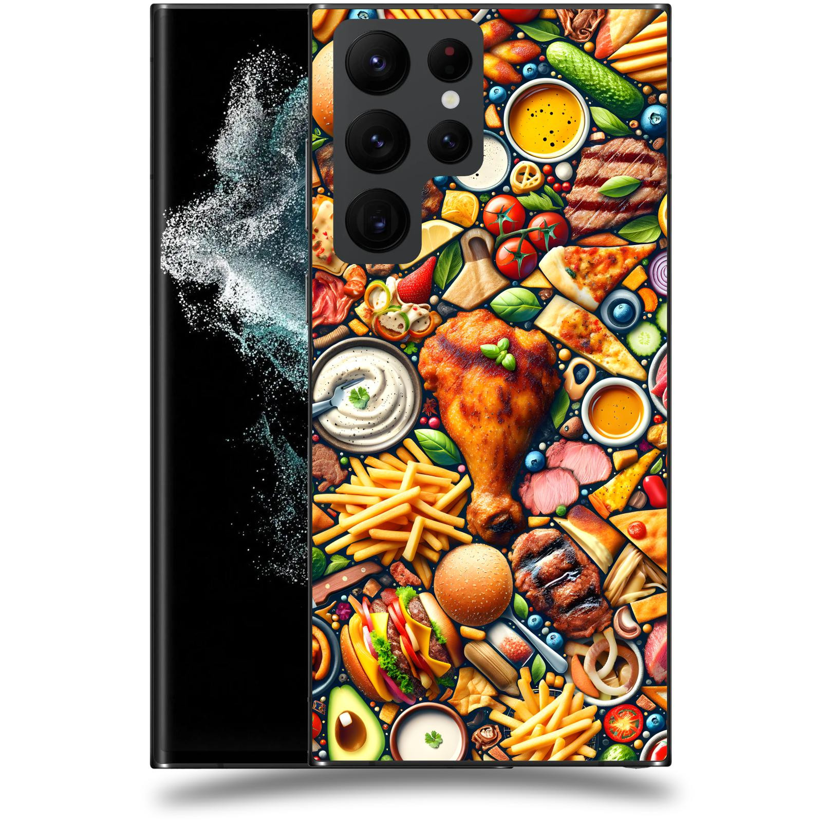 ACOVER Kryt na mobil Samsung Galaxy S22 Ultra 5G - Dinner