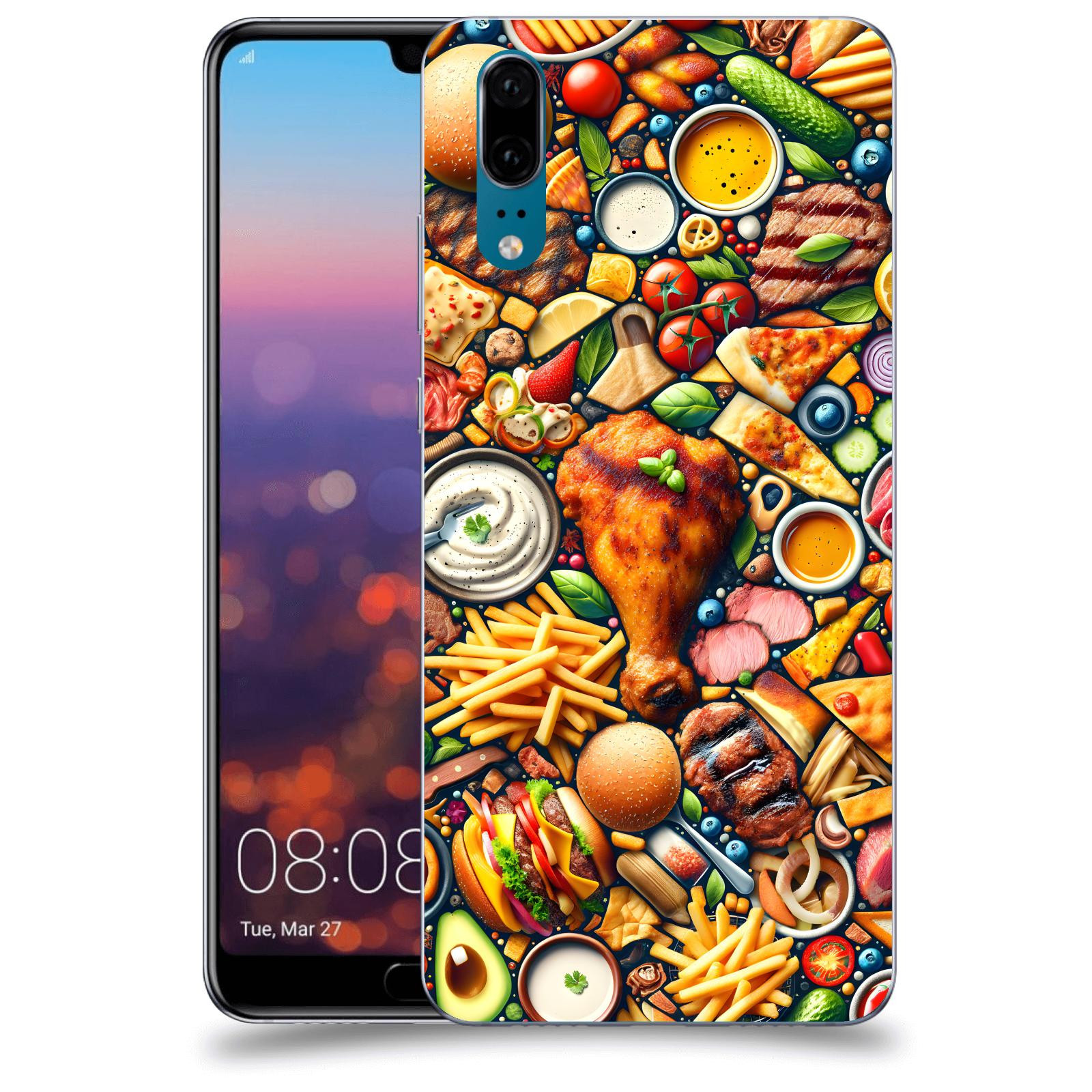 ACOVER Kryt na mobil Huawei P20 - Dinner