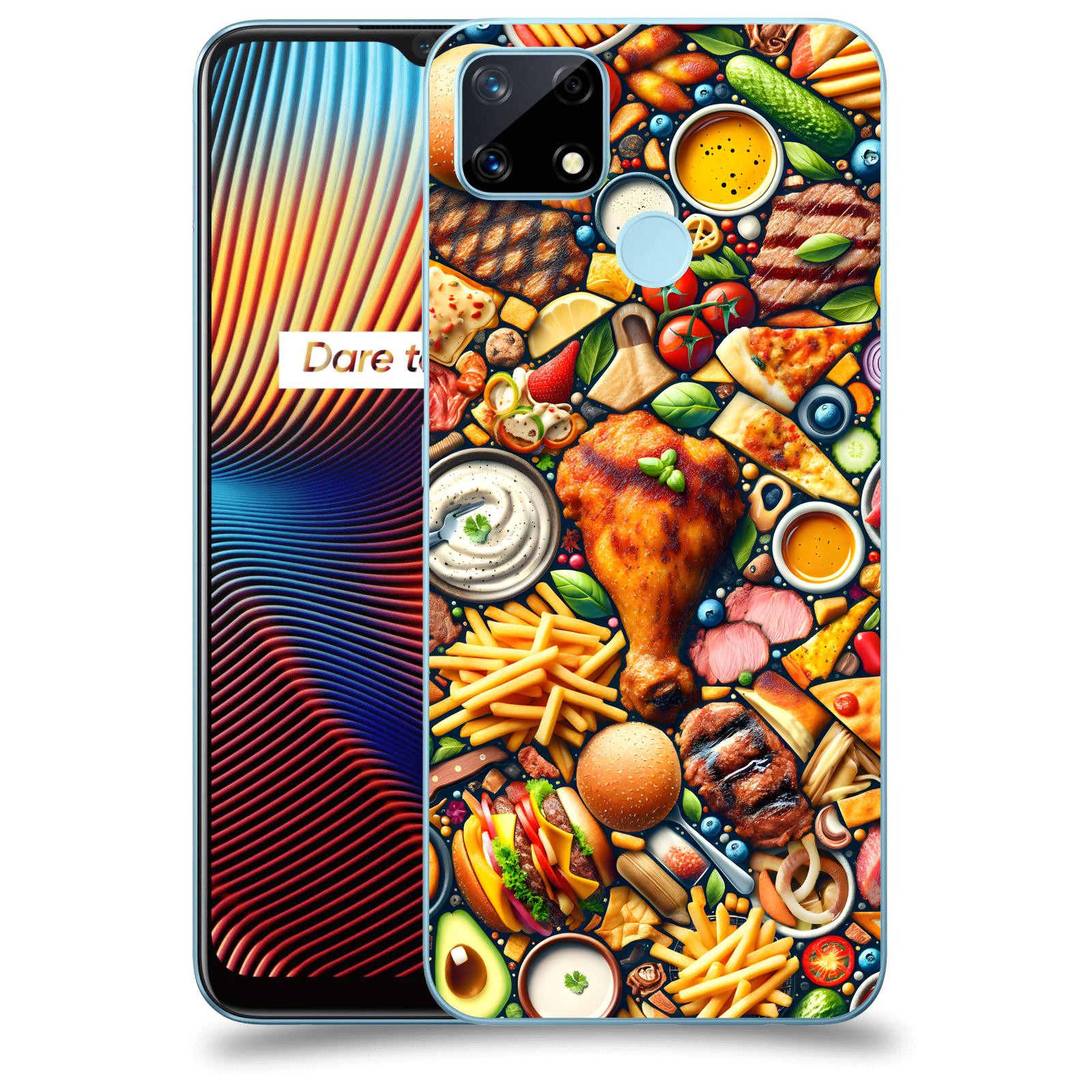 ACOVER Kryt na mobil Realme 7i - Dinner