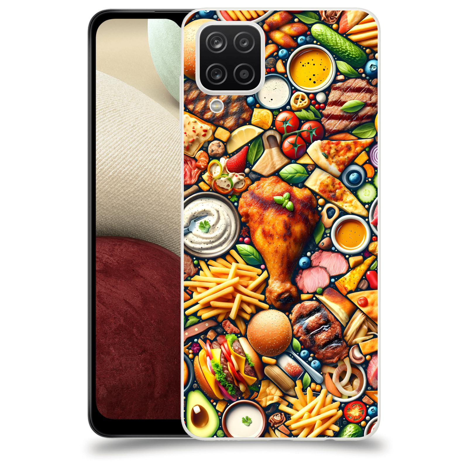 ACOVER Kryt na mobil Samsung Galaxy A12 A125F - Dinner