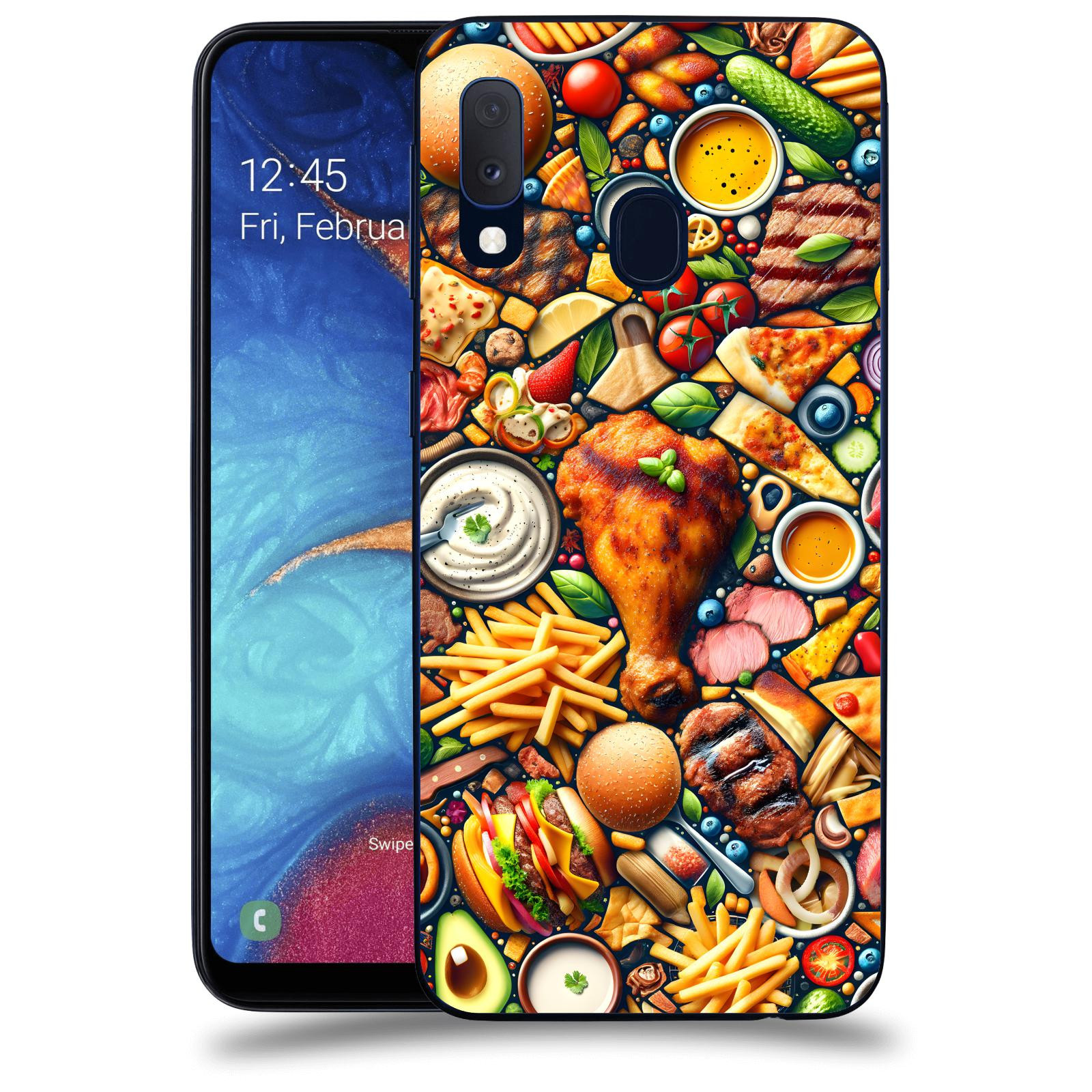 ACOVER Kryt na mobil Samsung Galaxy A20e A202F - Dinner