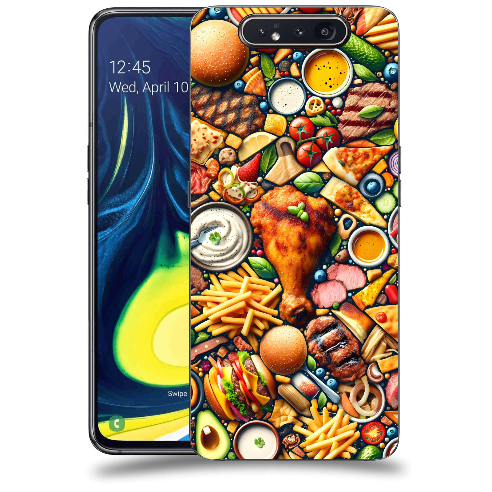 ACOVER Kryt na mobil Samsung Galaxy A80 A805F - Dinner