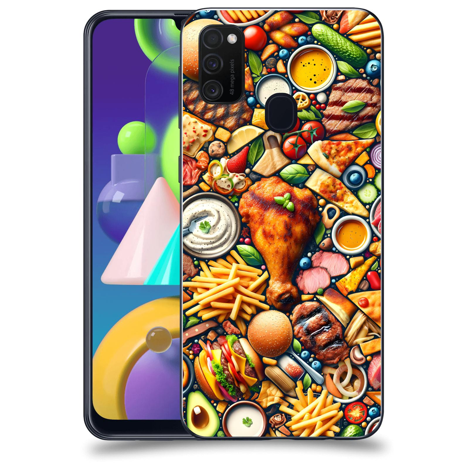 ACOVER Kryt na mobil Samsung Galaxy M21 M215F - Dinner