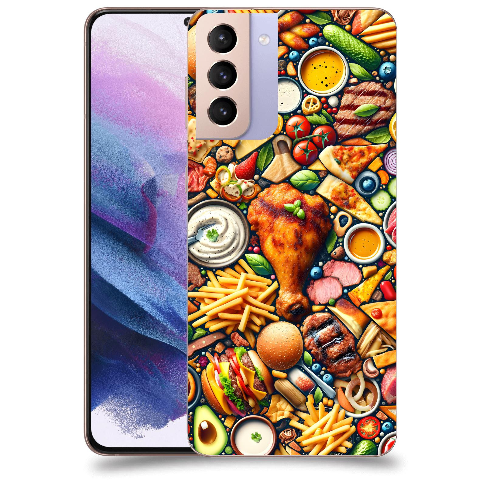 ACOVER Kryt na mobil Samsung Galaxy S21+ G996F - Dinner