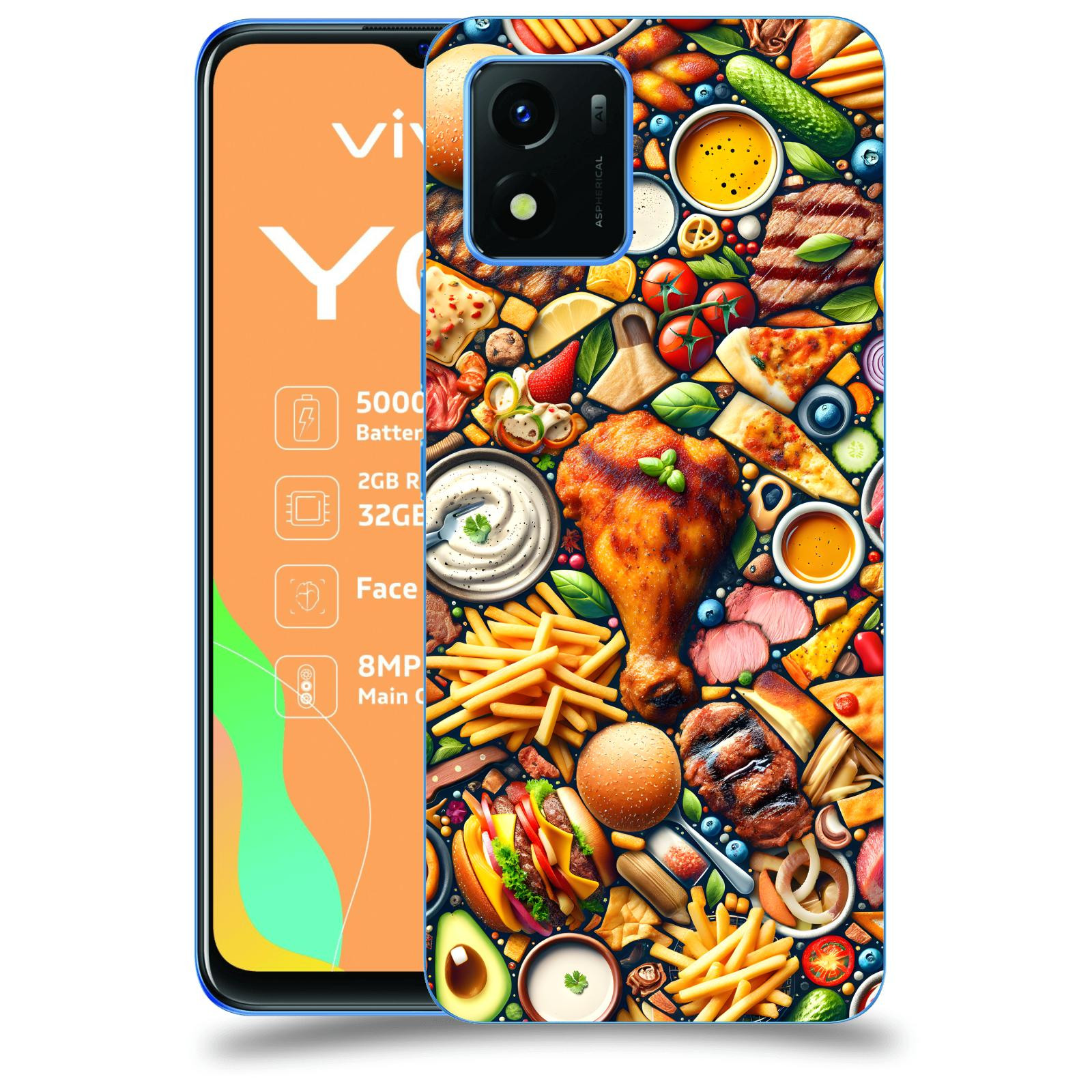 ACOVER Kryt na mobil Vivo Y01 - Dinner