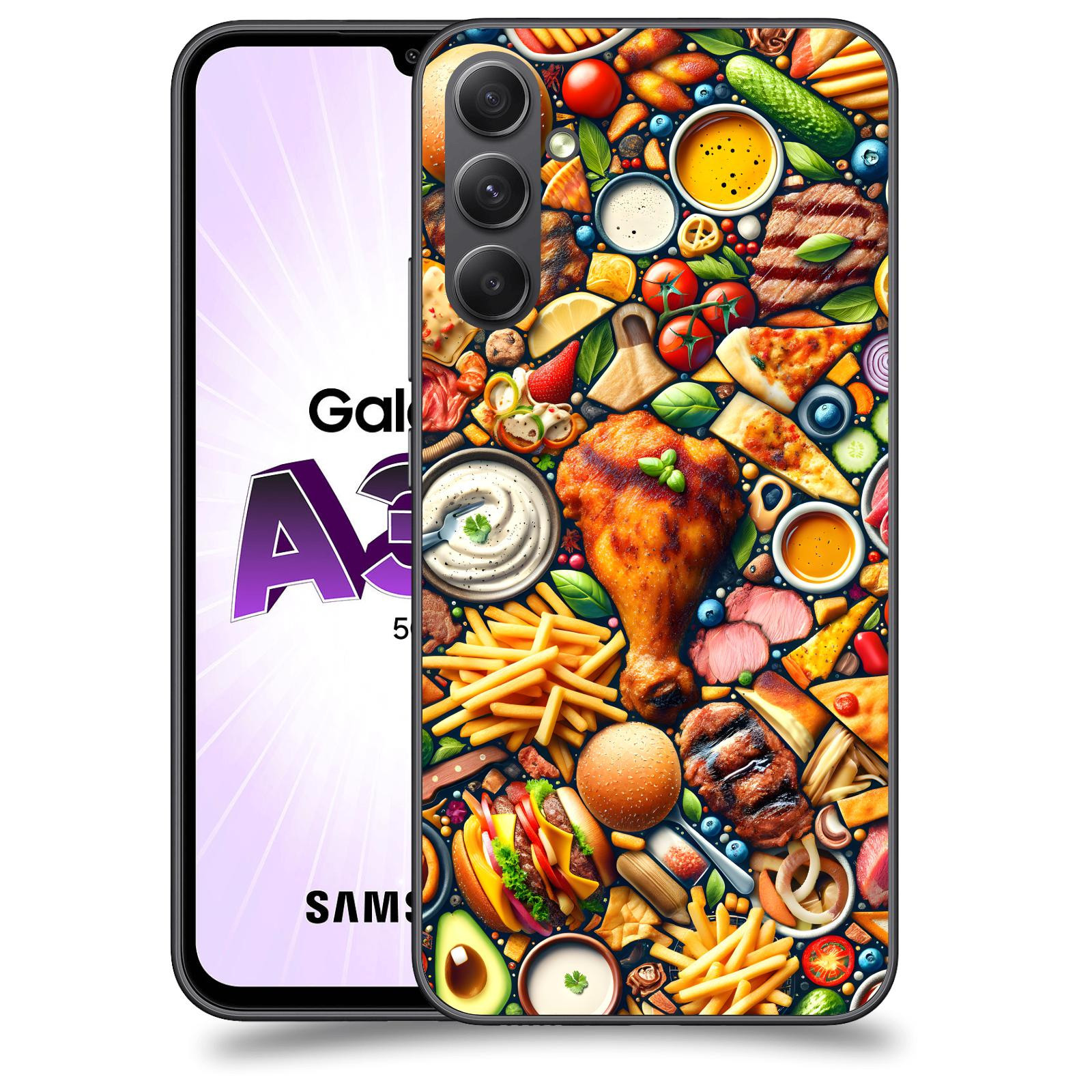 ACOVER Kryt na mobil Samsung Galaxy A34 - Dinner