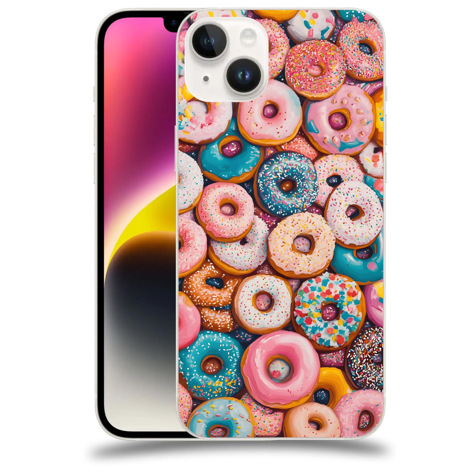 ACOVER Kryt na mobil Apple iPhone 14 Plus - Donuts