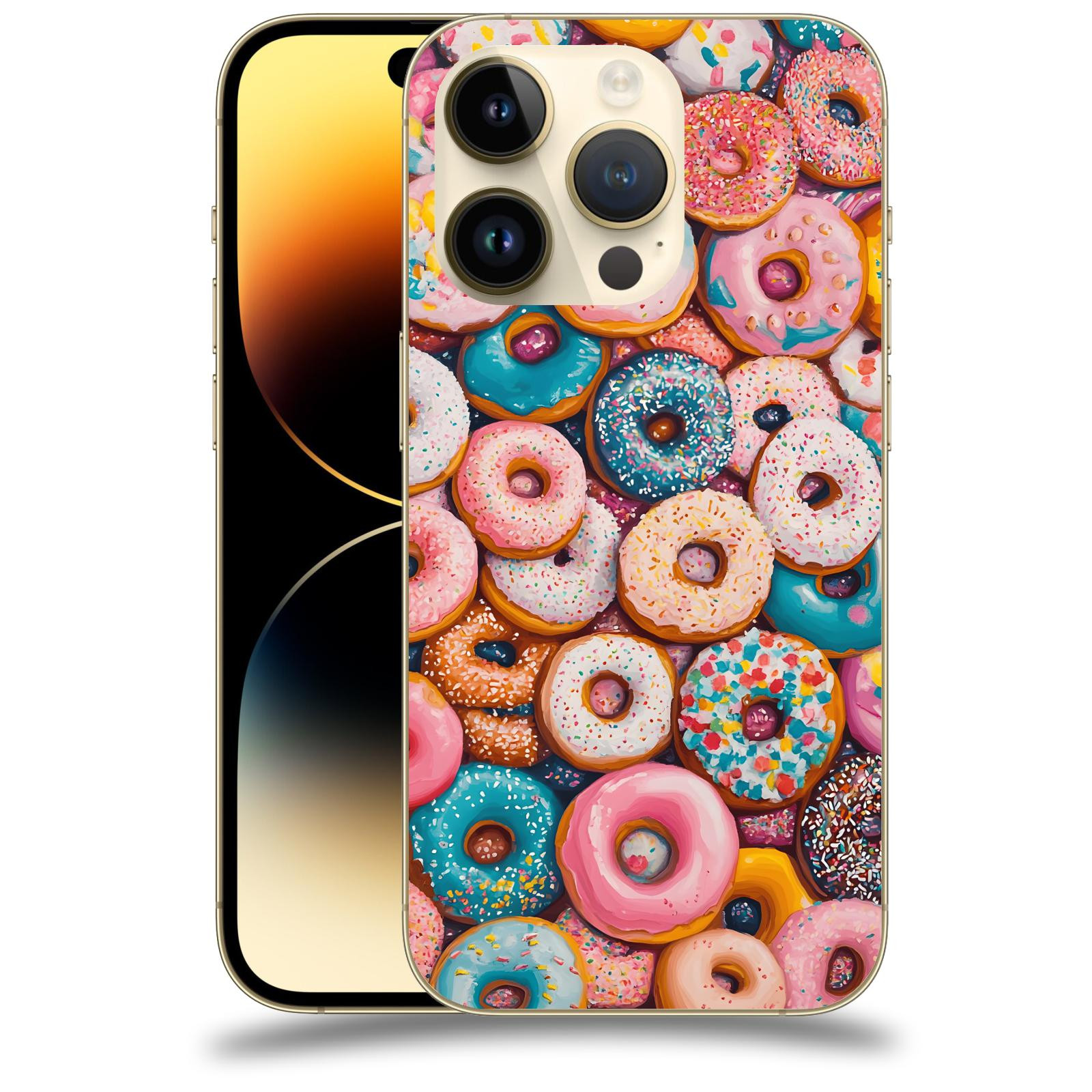 ACOVER Kryt na mobil Apple iPhone 14 Pro - Donuts