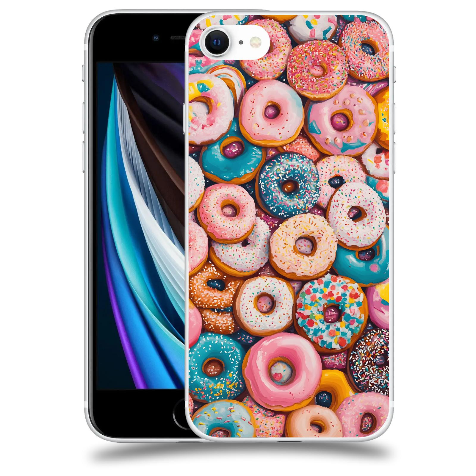 ACOVER Kryt na mobil Apple iPhone SE 2020 - Donuts