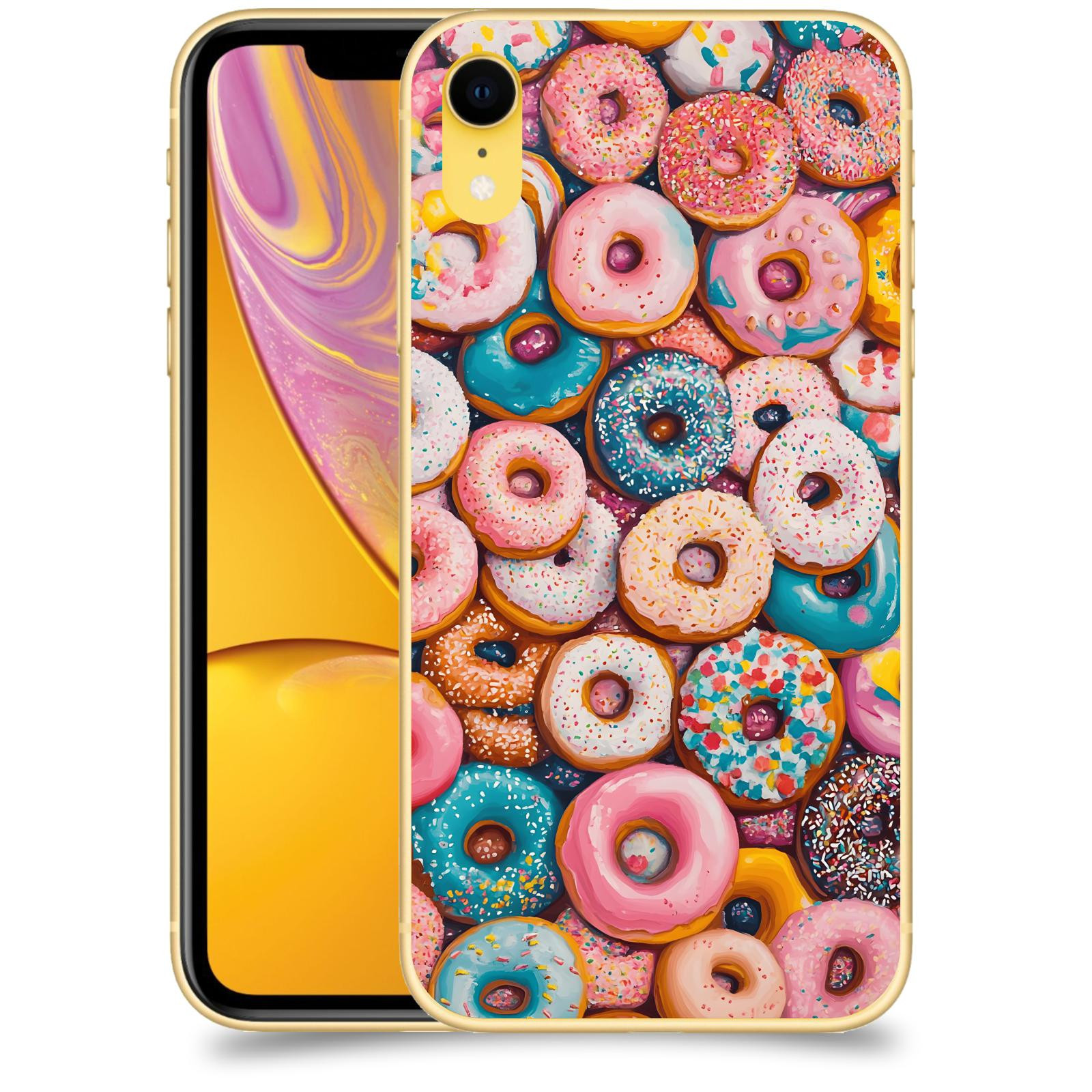 ACOVER Kryt na mobil Apple iPhone XR - Donuts
