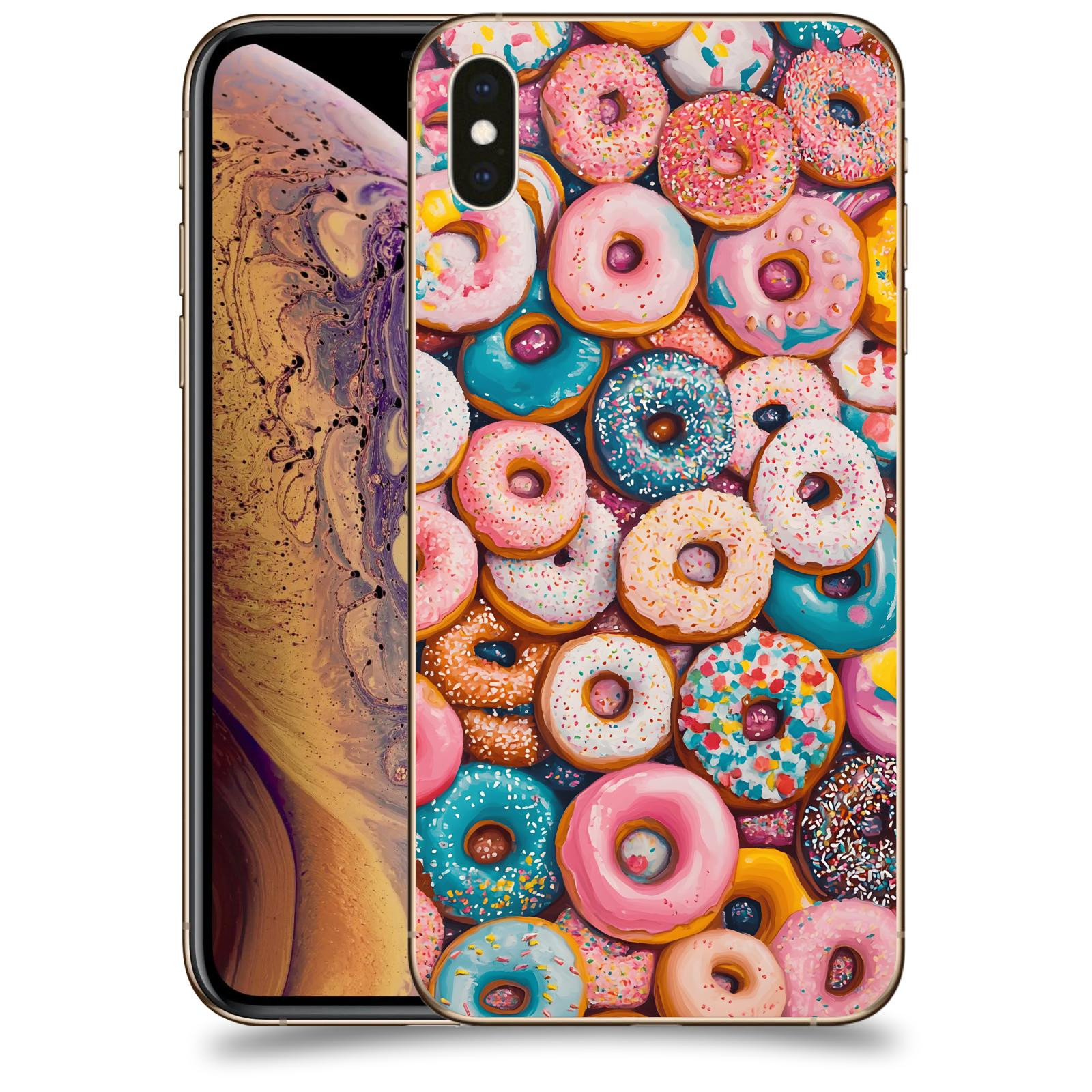 ACOVER Kryt na mobil Apple iPhone XS Max - Donuts