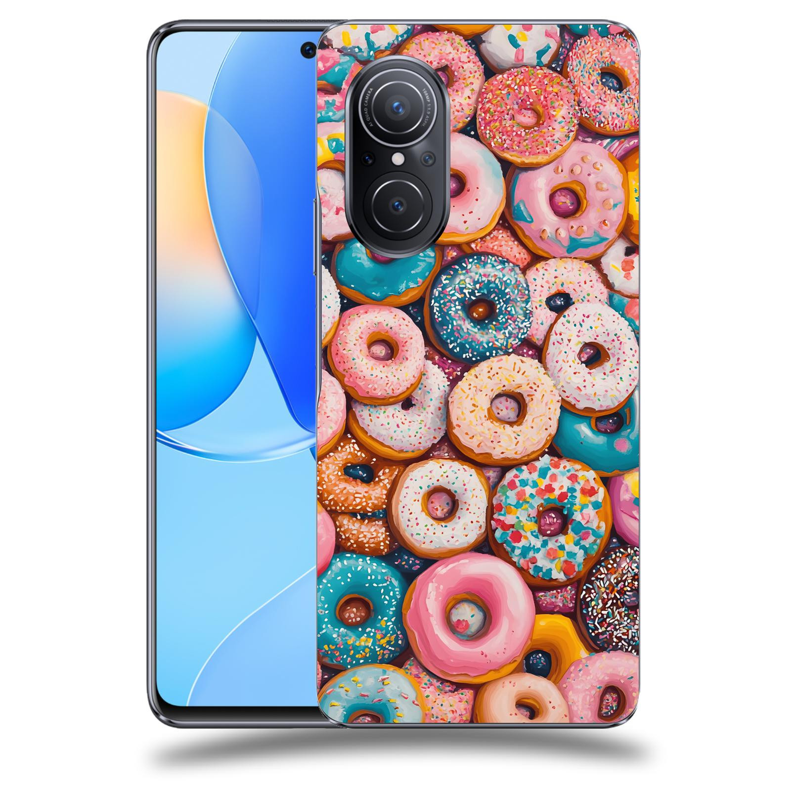 ACOVER Kryt na mobil Huawei Nova 9 SE - Donuts