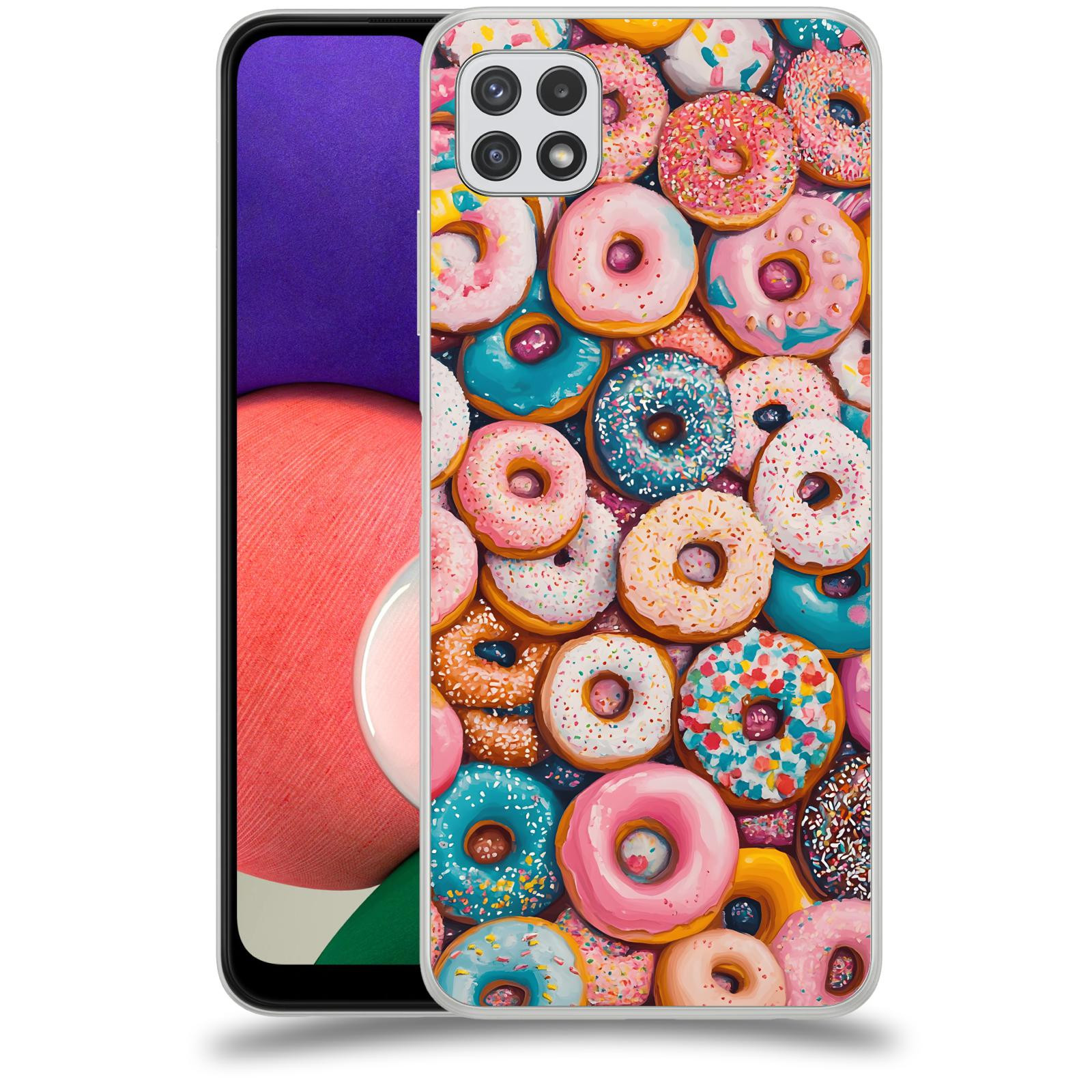 ACOVER Kryt na mobil Samsung Galaxy A22 A225F - Donuts