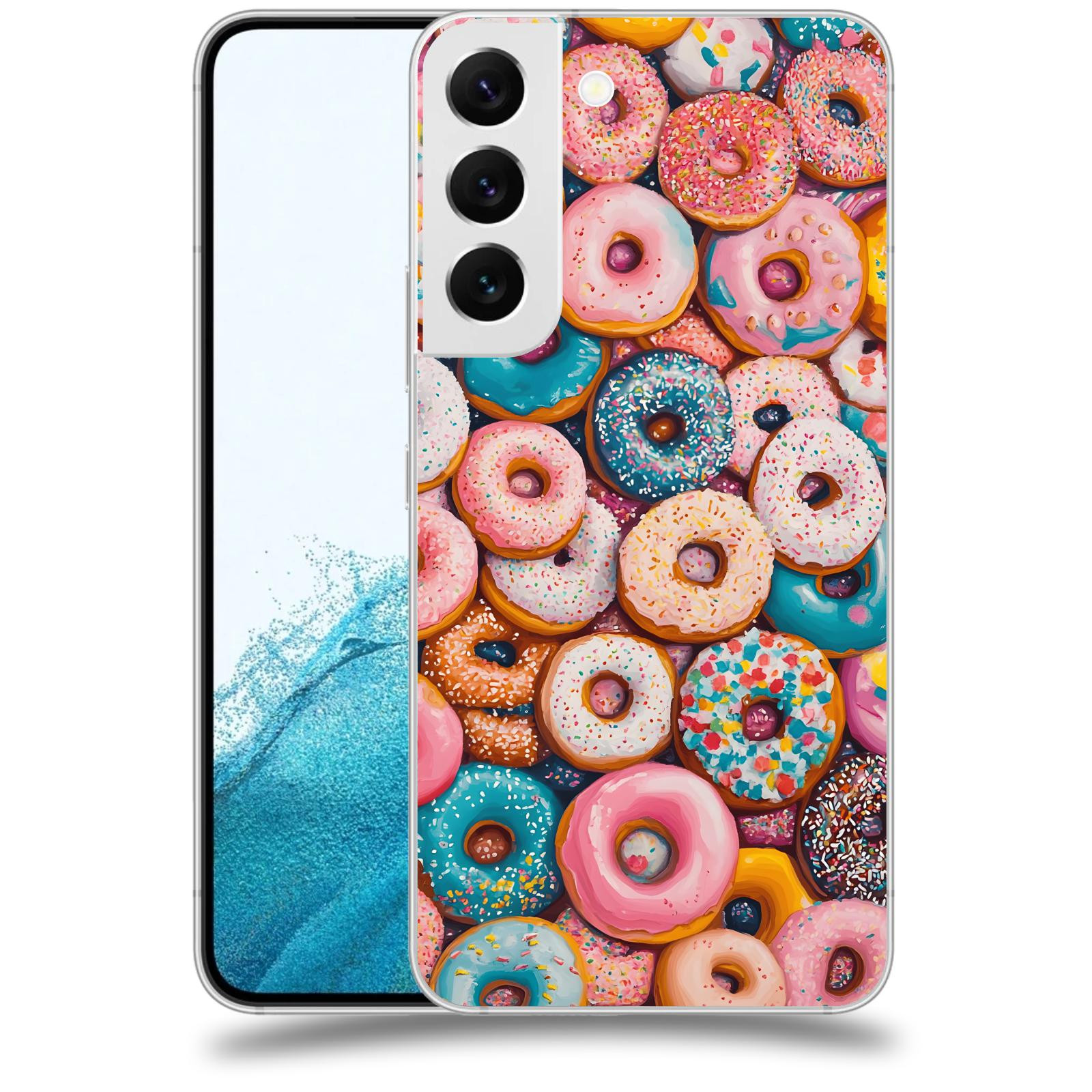 ACOVER Kryt na mobil Samsung Galaxy S22 5G - Donuts