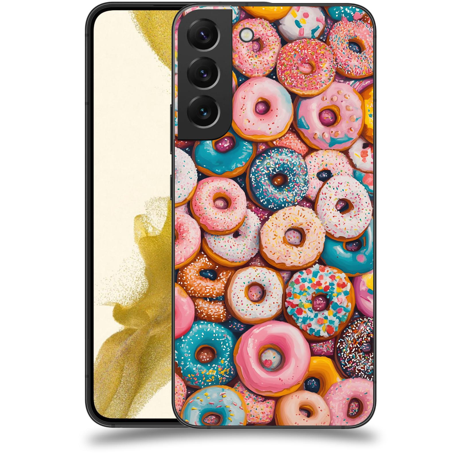 ACOVER Kryt na mobil Samsung Galaxy S22+ 5G - Donuts