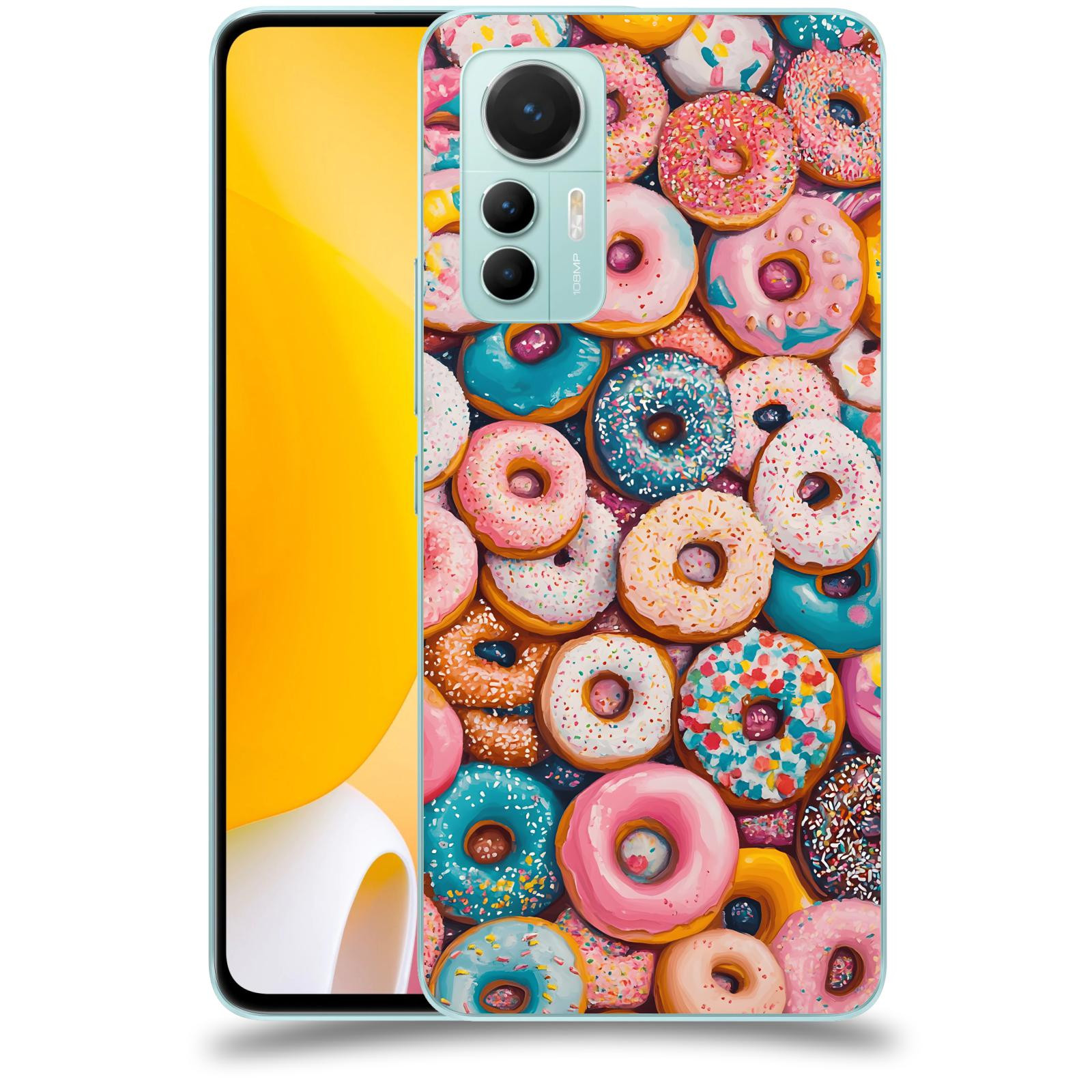 ACOVER Kryt na mobil Xiaomi 12 Lite - Donuts