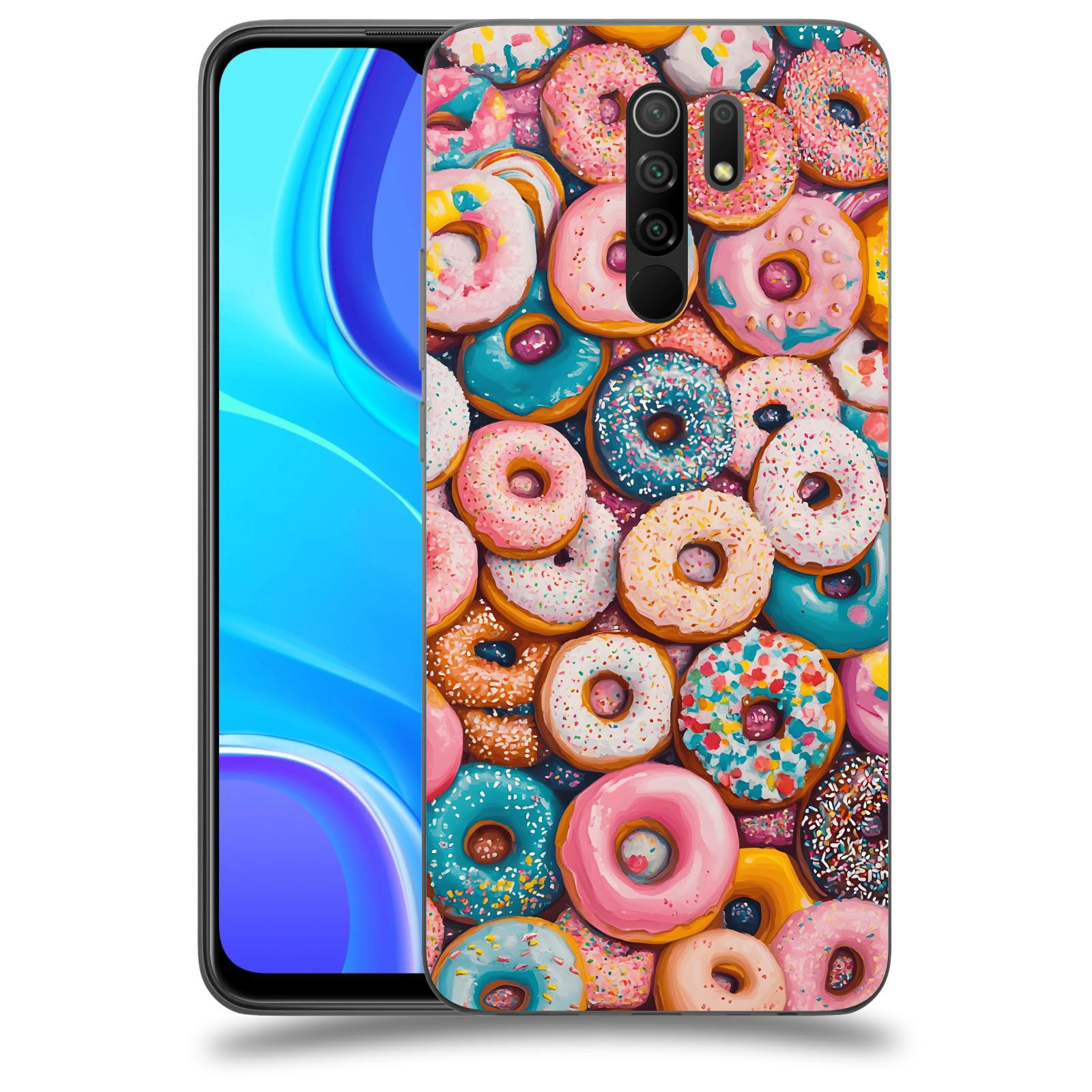 ACOVER Kryt na mobil Xiaomi Redmi 9 - Donuts