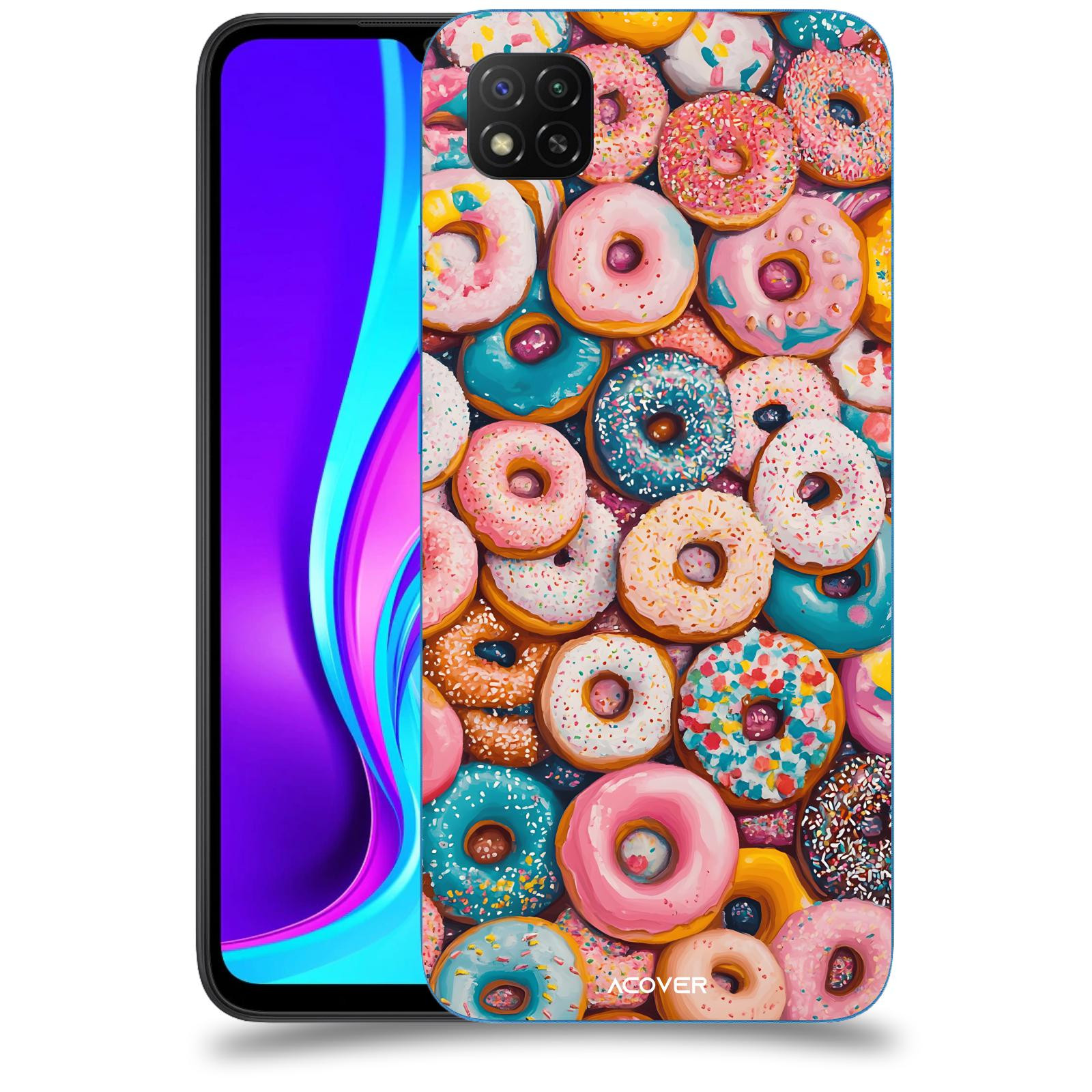 ACOVER Kryt na mobil Xiaomi Redmi 9C - Donuts