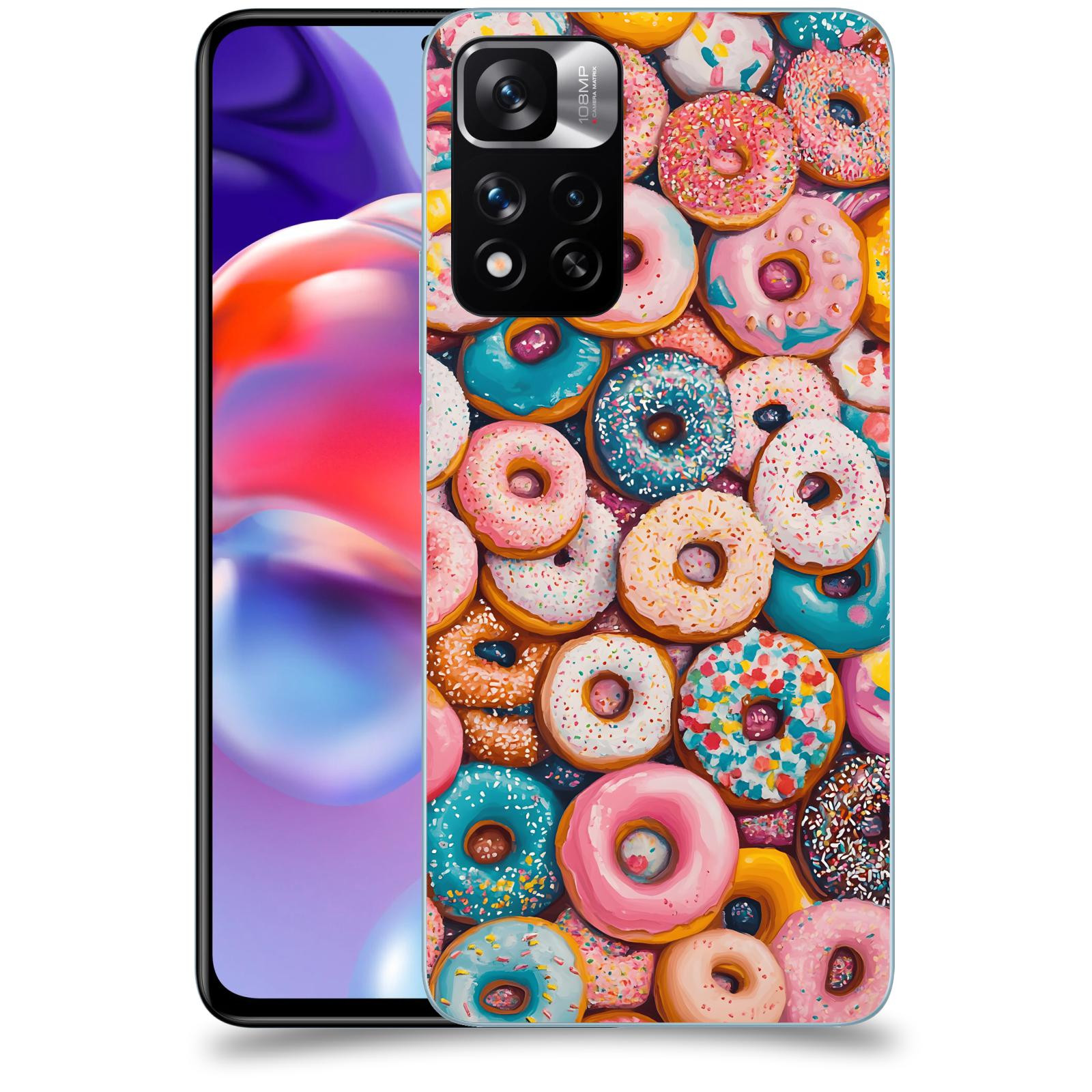 ACOVER Kryt na mobil Xiaomi Redmi Note 11 Pro+ 5G - Donuts