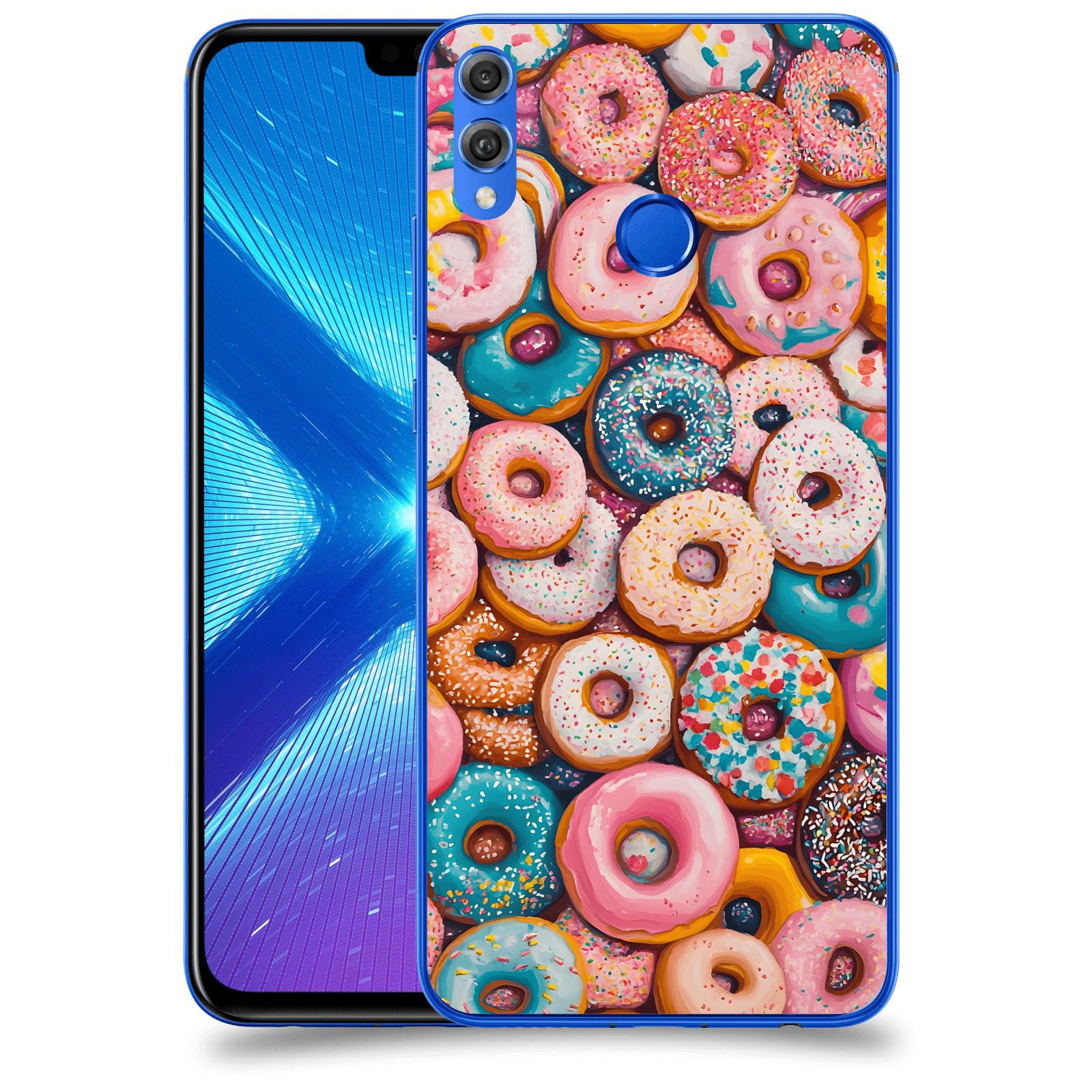 ACOVER Kryt na mobil Honor 8X - Donuts