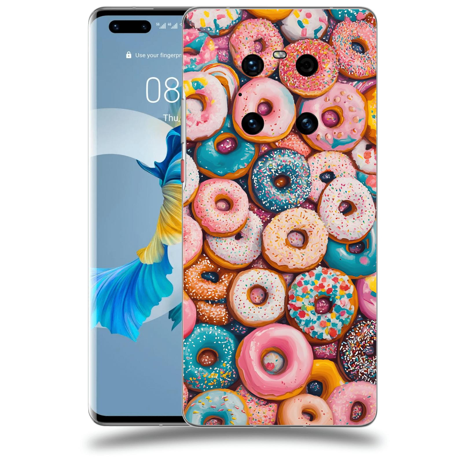 ACOVER Kryt na mobil Huawei Mate 40 Pro - Donuts
