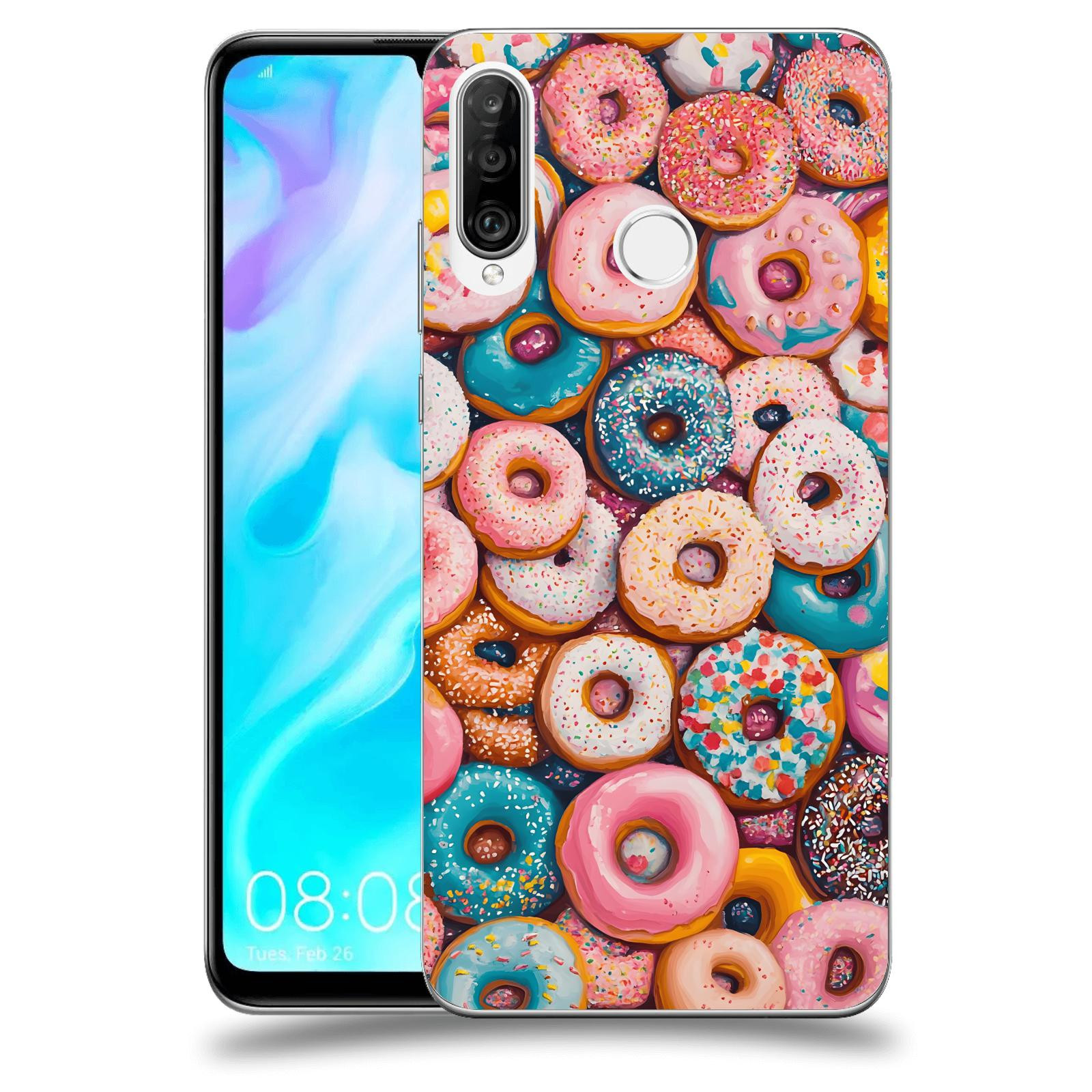 ACOVER Kryt na mobil Huawei P30 Lite - Donuts
