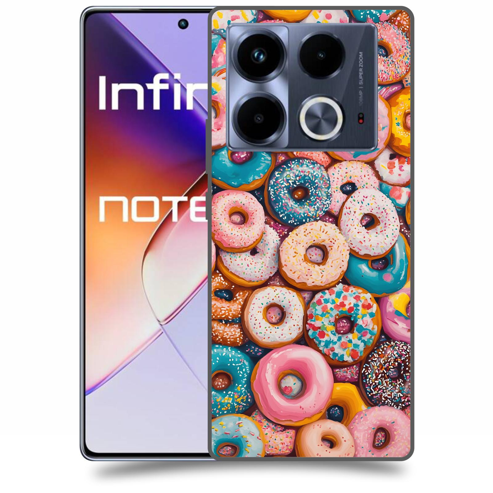 ACOVER Kryt na mobil Infinix Note 40 - Donuts