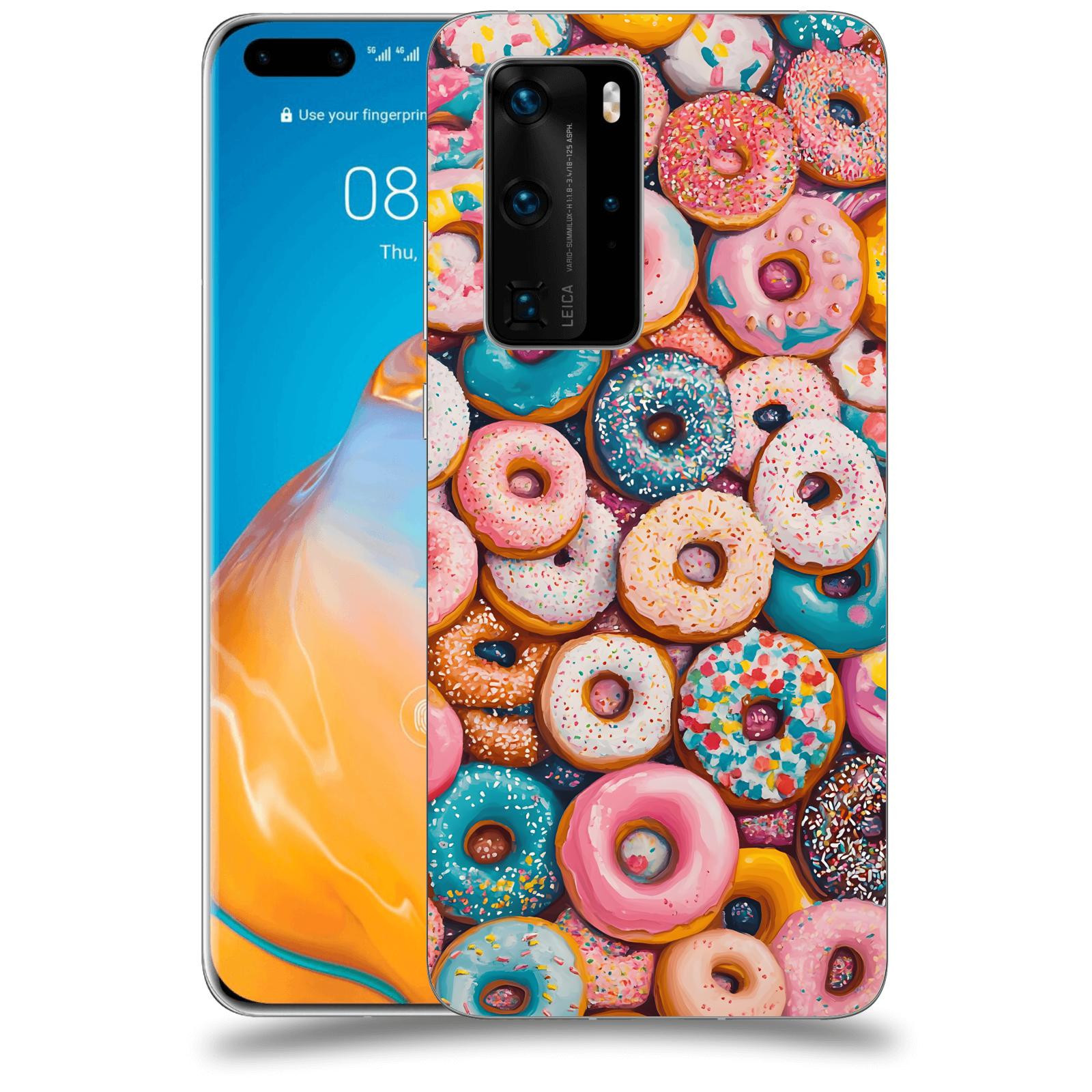 ACOVER Kryt na mobil Huawei P40 - Donuts