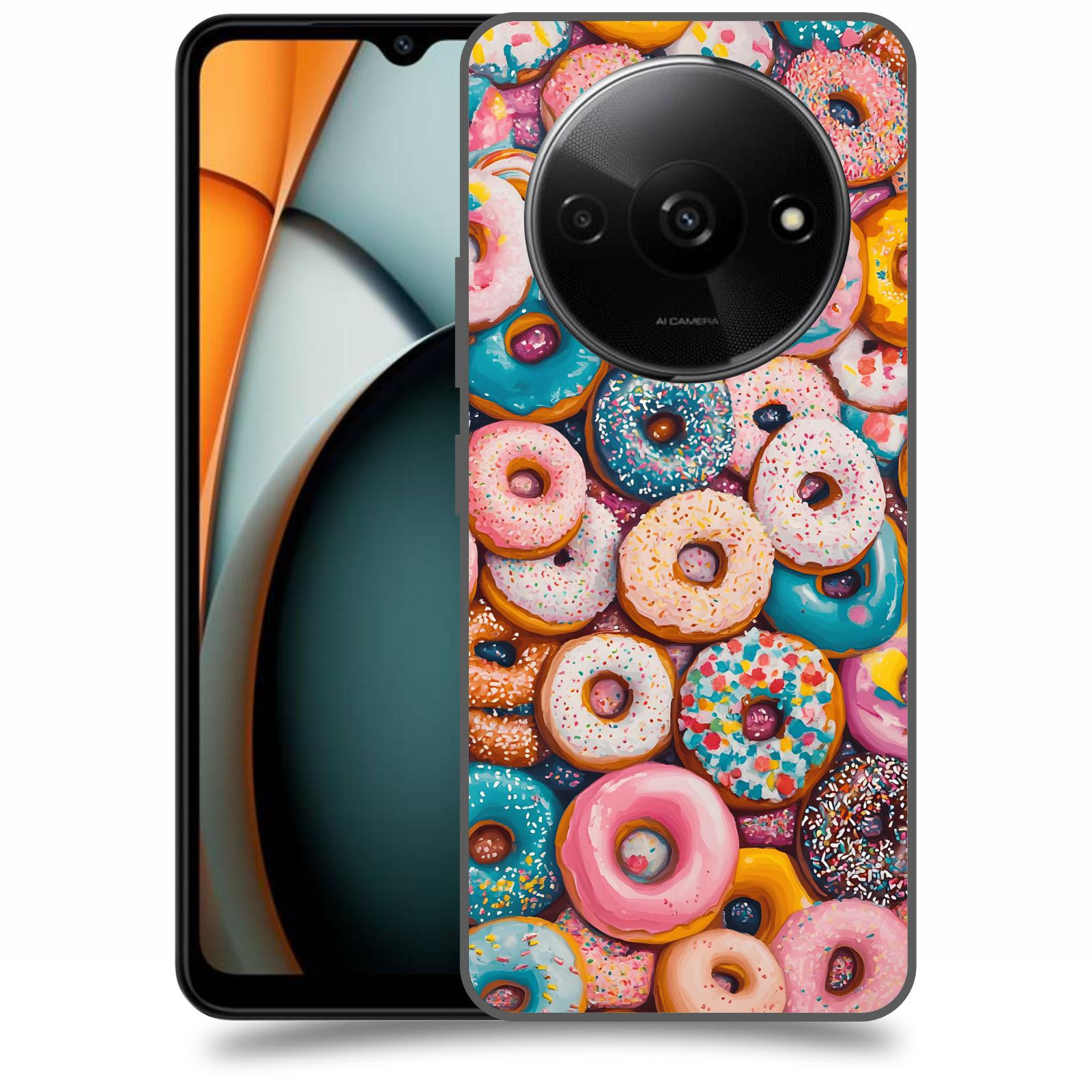 ACOVER Kryt na mobil Xiaomi Redmi A3 - Donuts