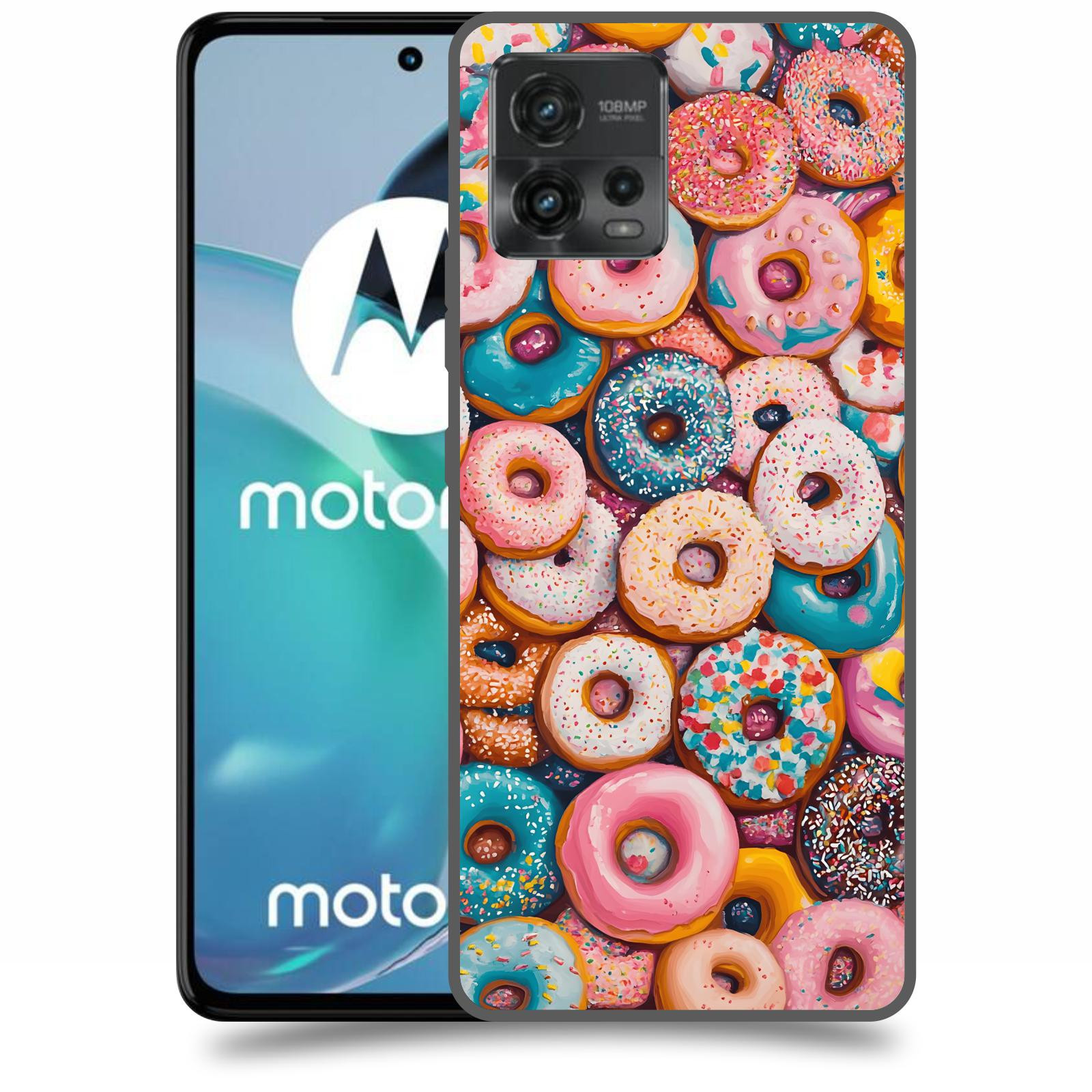 ACOVER Kryt na mobil Motorola Moto G72 - Donuts