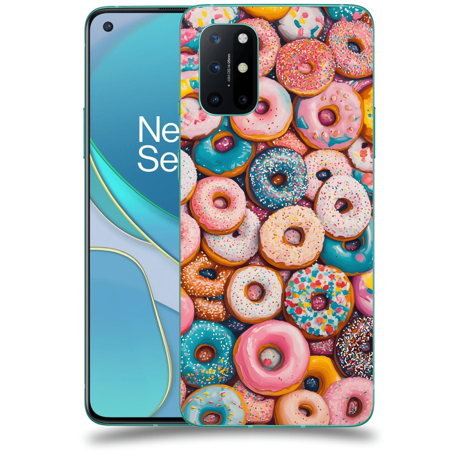 ACOVER Kryt na mobil OnePlus 8T - Donuts