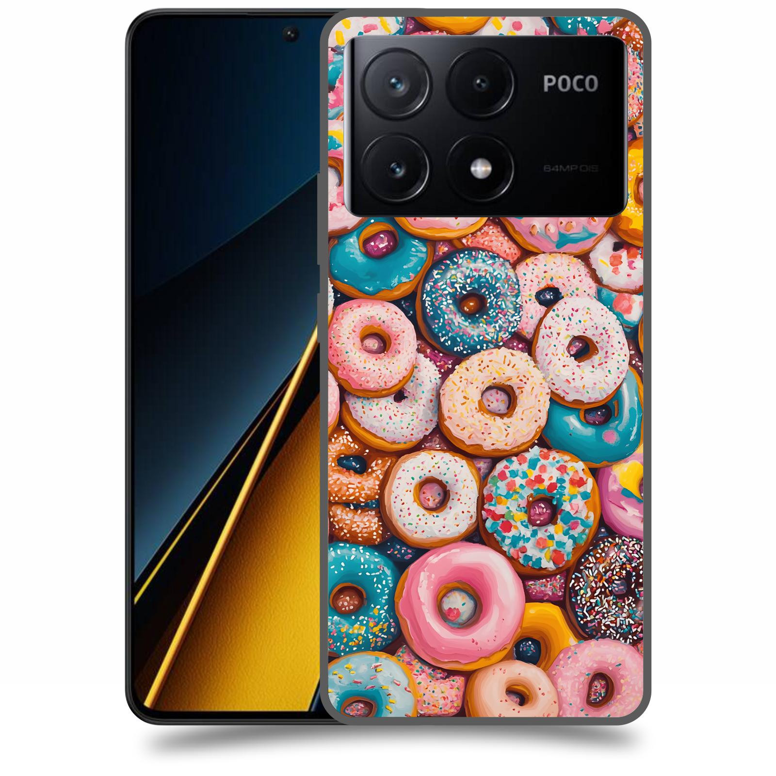 ACOVER Kryt na mobil Poco X6 Pro 5G - Donuts