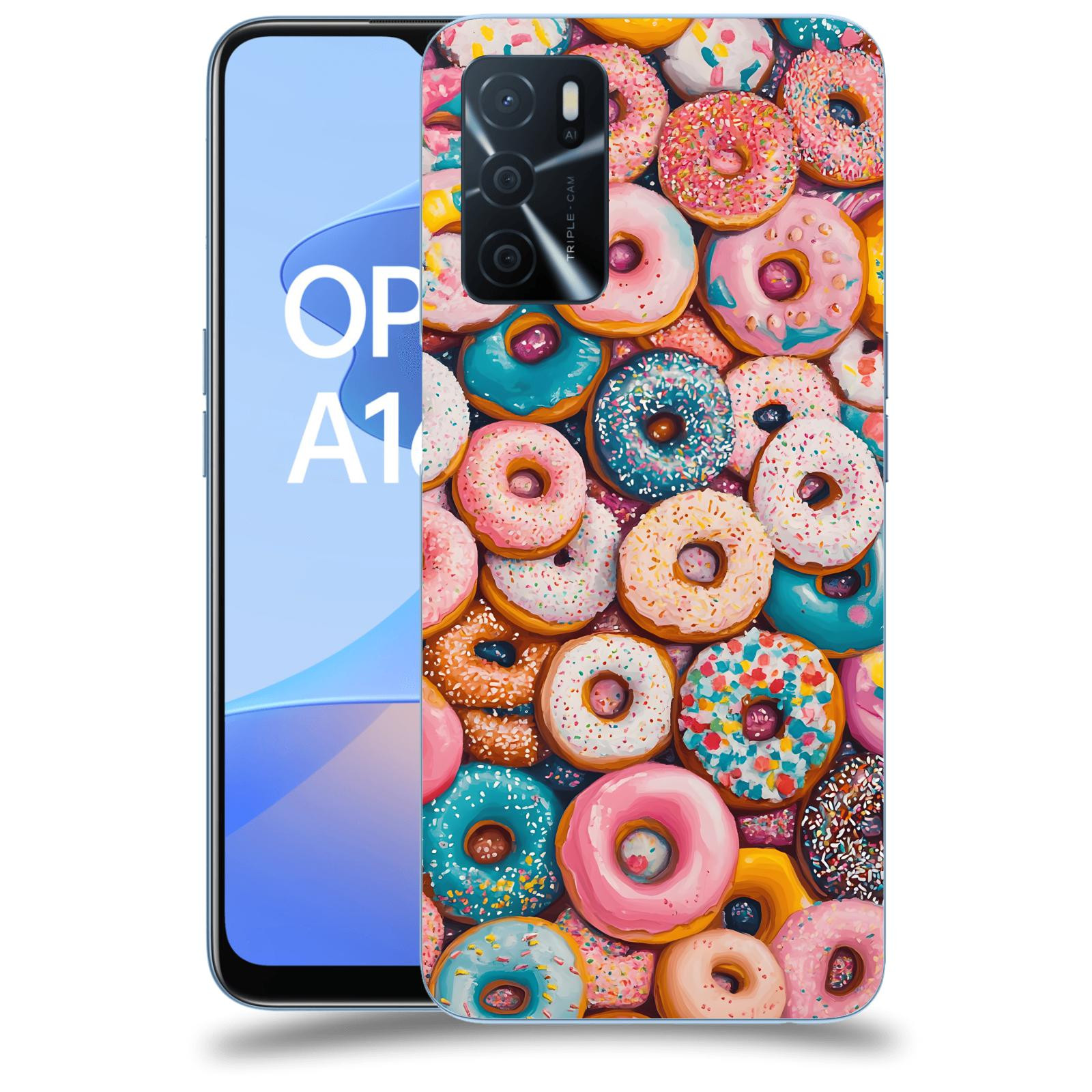 ACOVER Kryt na mobil OPPO A16s - Donuts