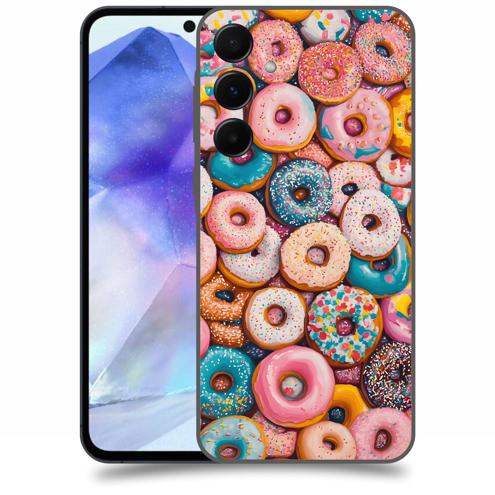 ACOVER Kryt na mobil Samsung Galaxy A55 5G - Donuts