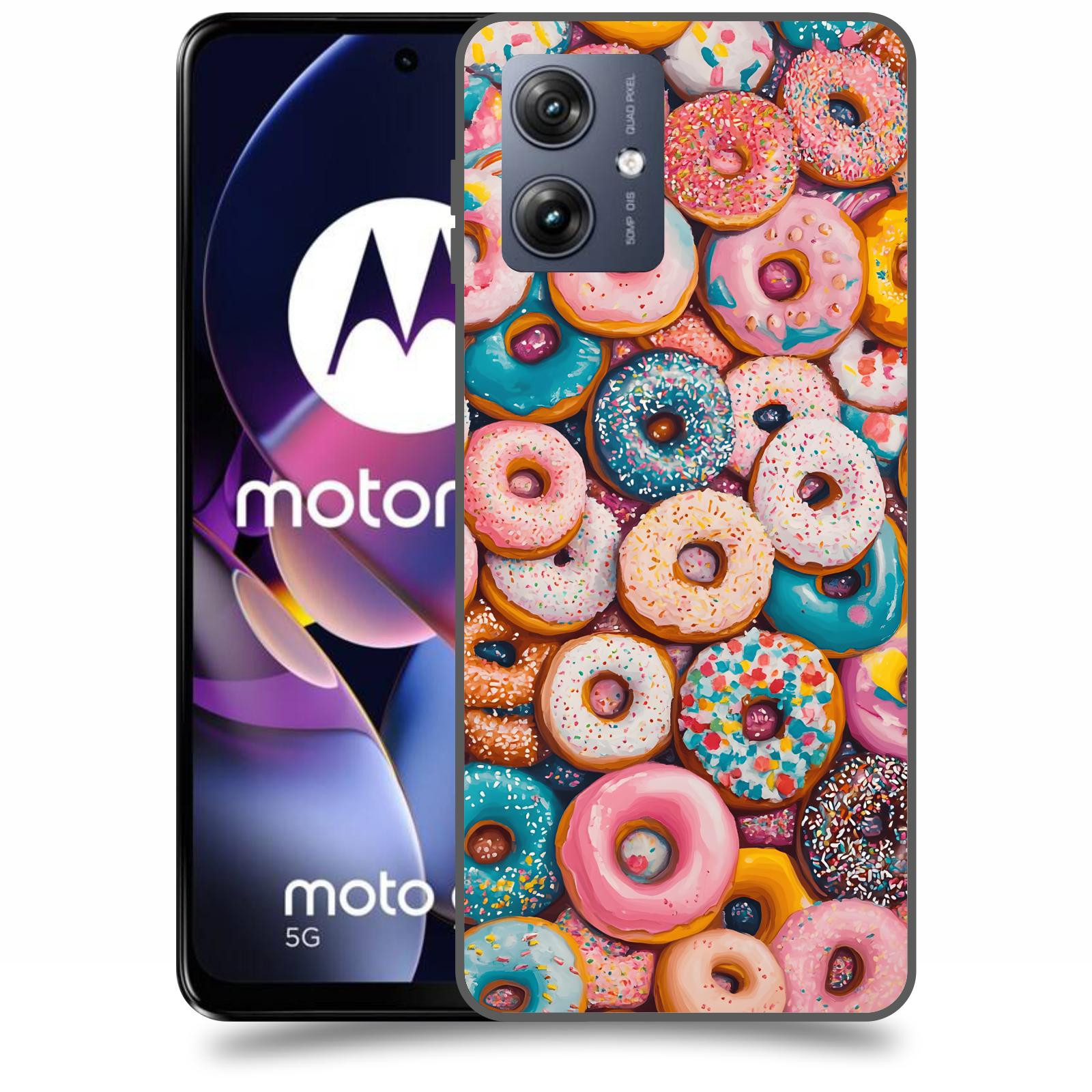 ACOVER Kryt na mobil Motorola Moto G54 5G - Donuts