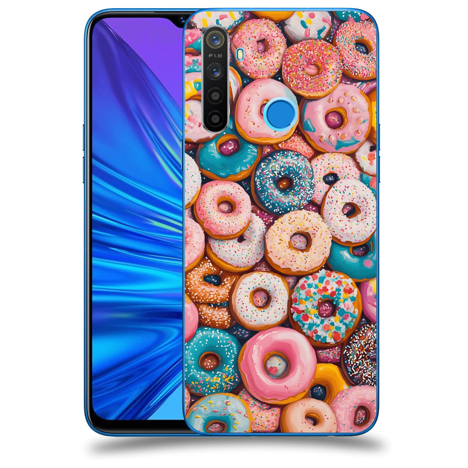ACOVER Kryt na mobil Realme 5 - Donuts