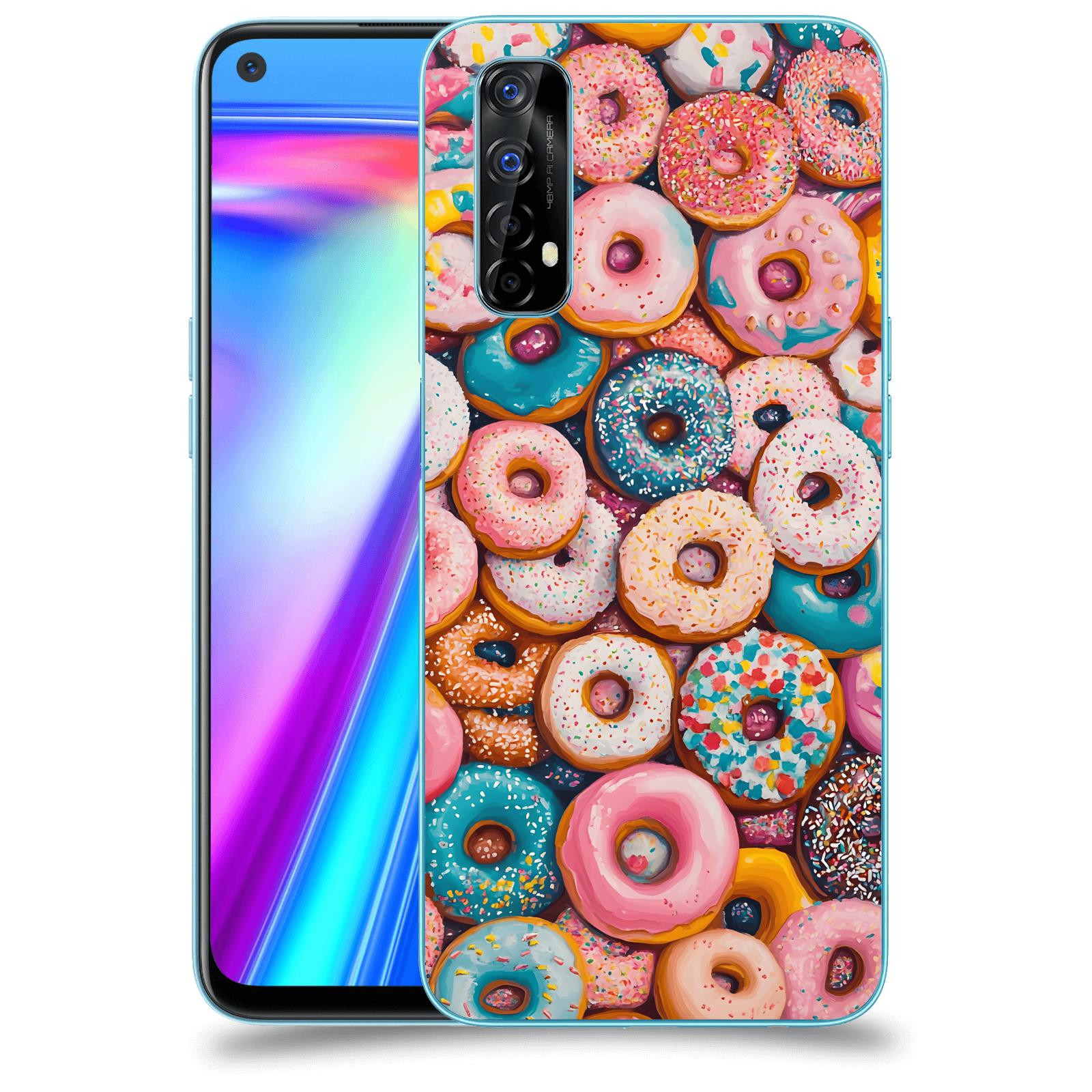 ACOVER Kryt na mobil Realme 7 - Donuts