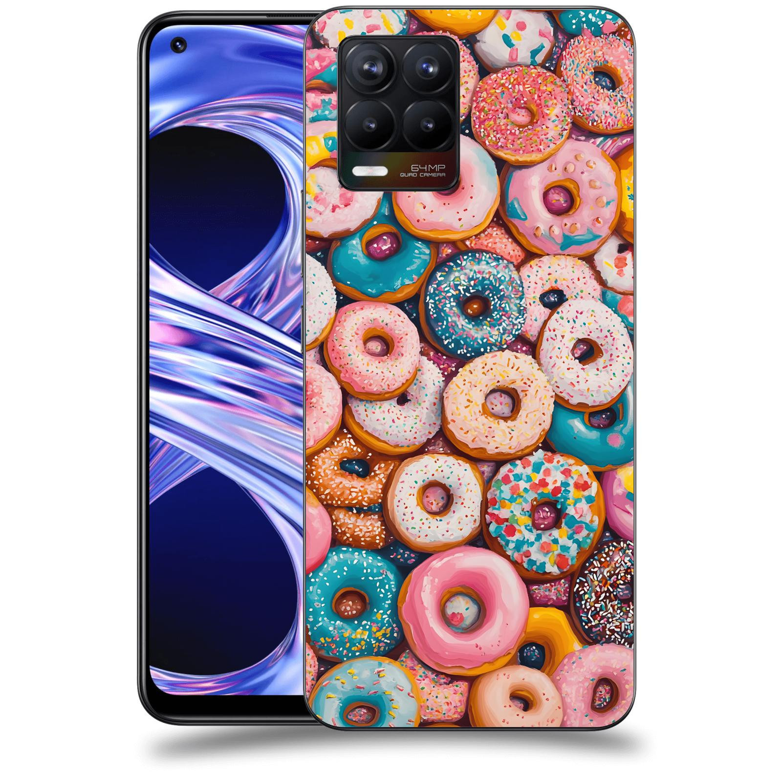 ACOVER Kryt na mobil Realme 8 - Donuts
