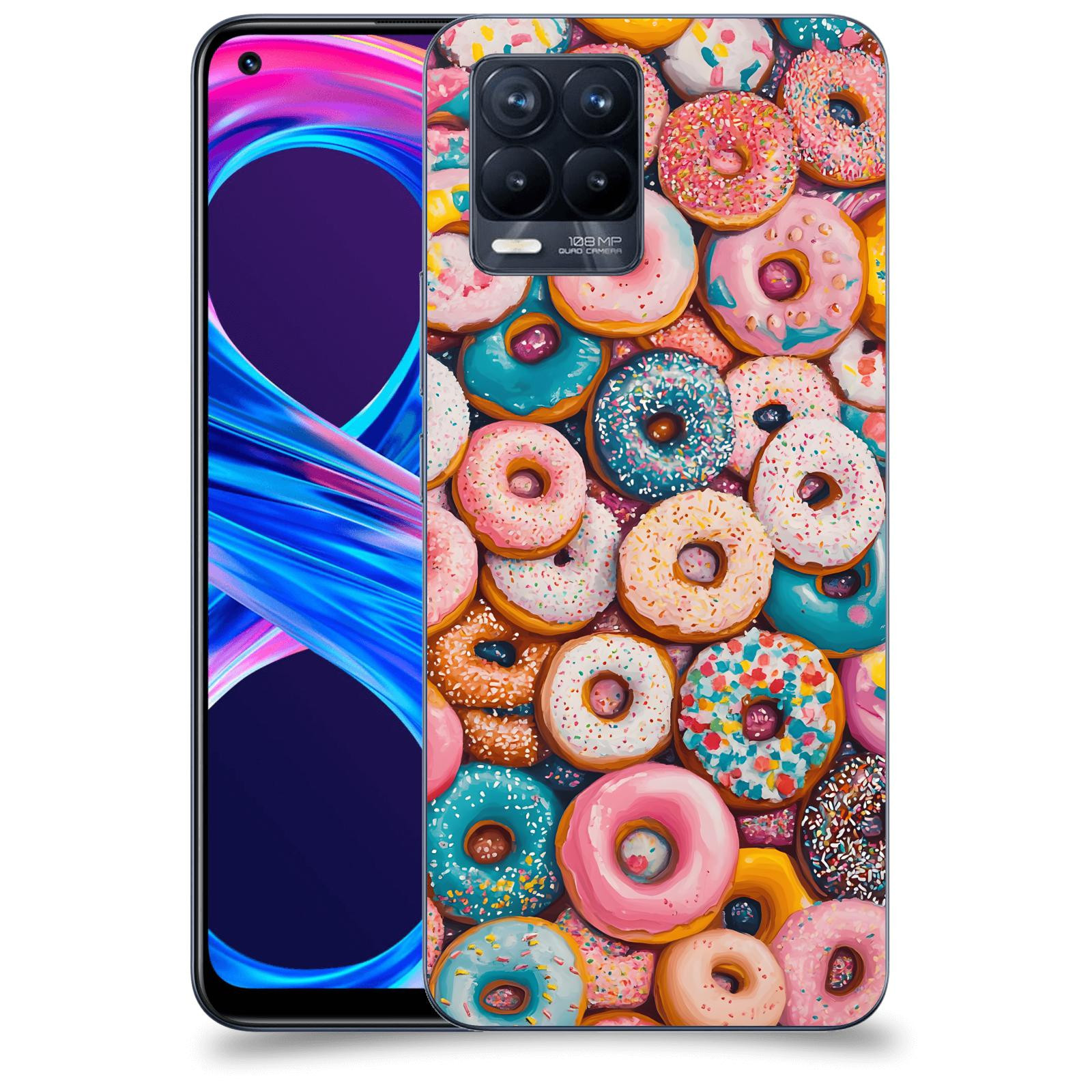 ACOVER Kryt na mobil Realme 8 Pro - Donuts