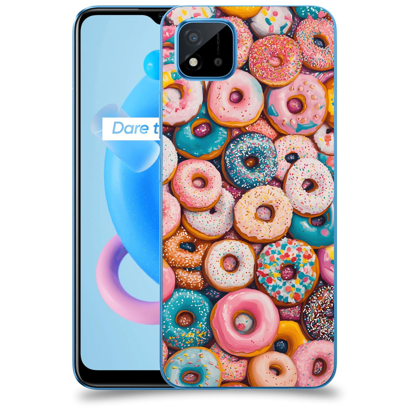 ACOVER Kryt na mobil Realme C11 (2021) - Donuts