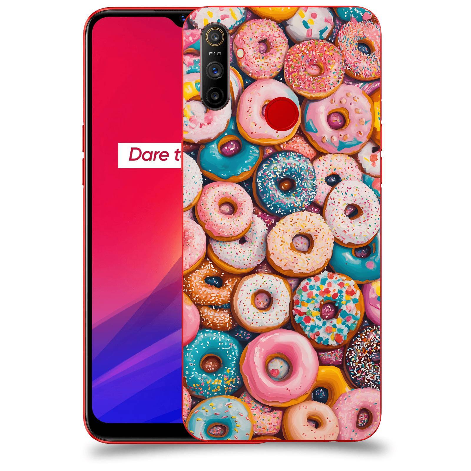 ACOVER Kryt na mobil Realme C3 - Donuts