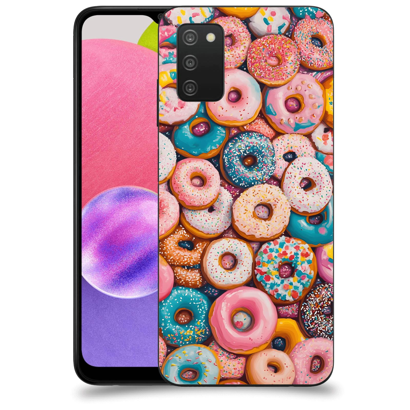 ACOVER Kryt na mobil Samsung Galaxy A03s A037G - Donuts