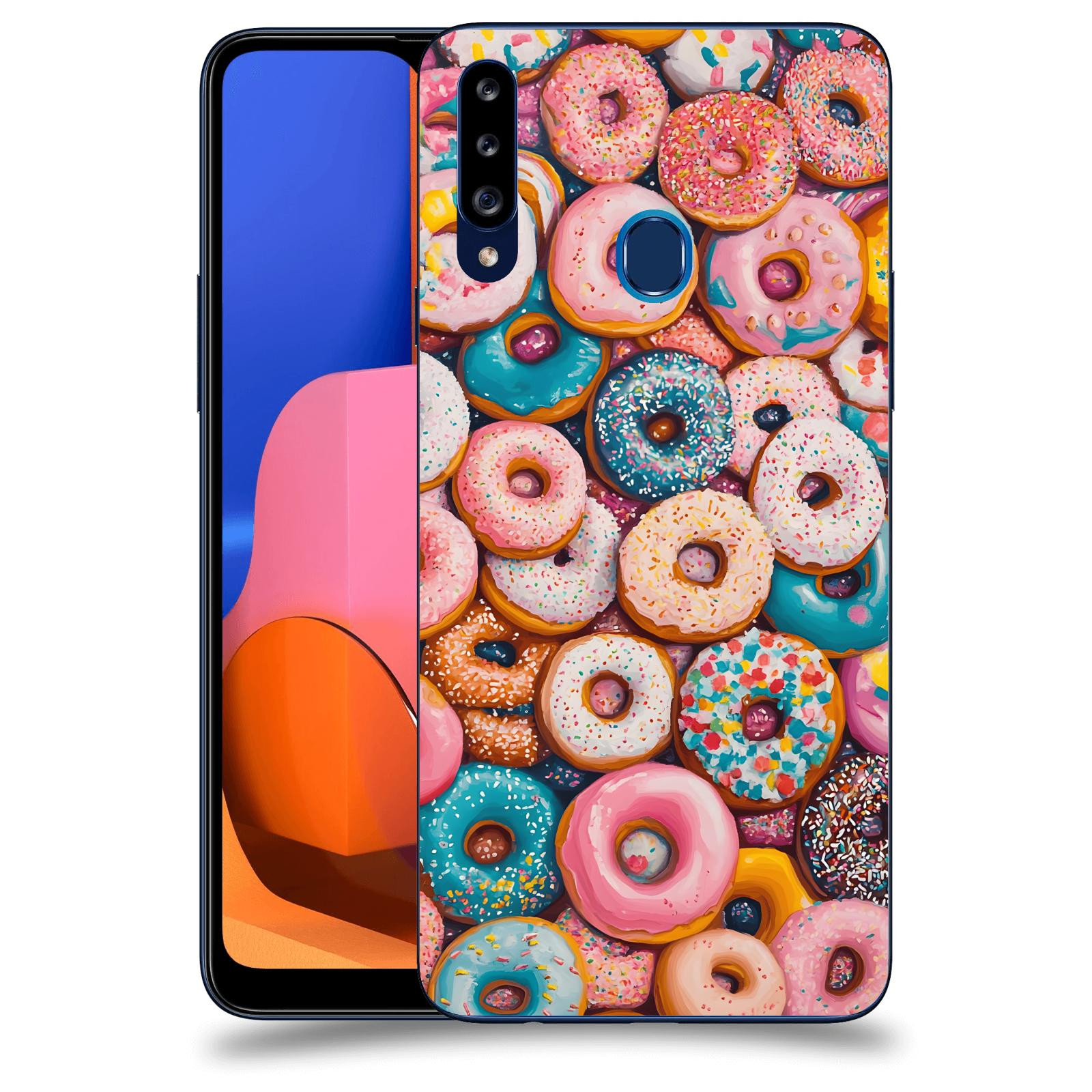 ACOVER Kryt na mobil Samsung Galaxy A20s - Donuts